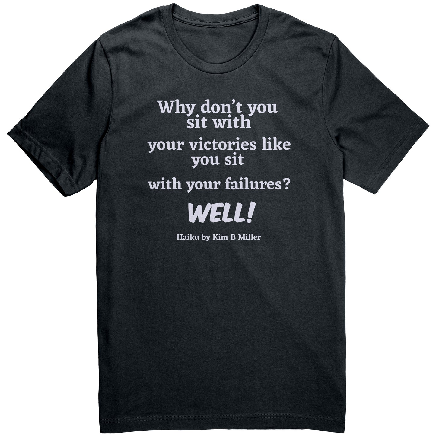 Haiku: Sit With Canvas Unisex Shirt