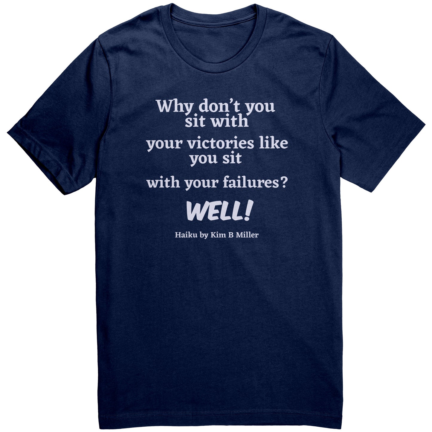 Haiku: Sit With Canvas Unisex Shirt