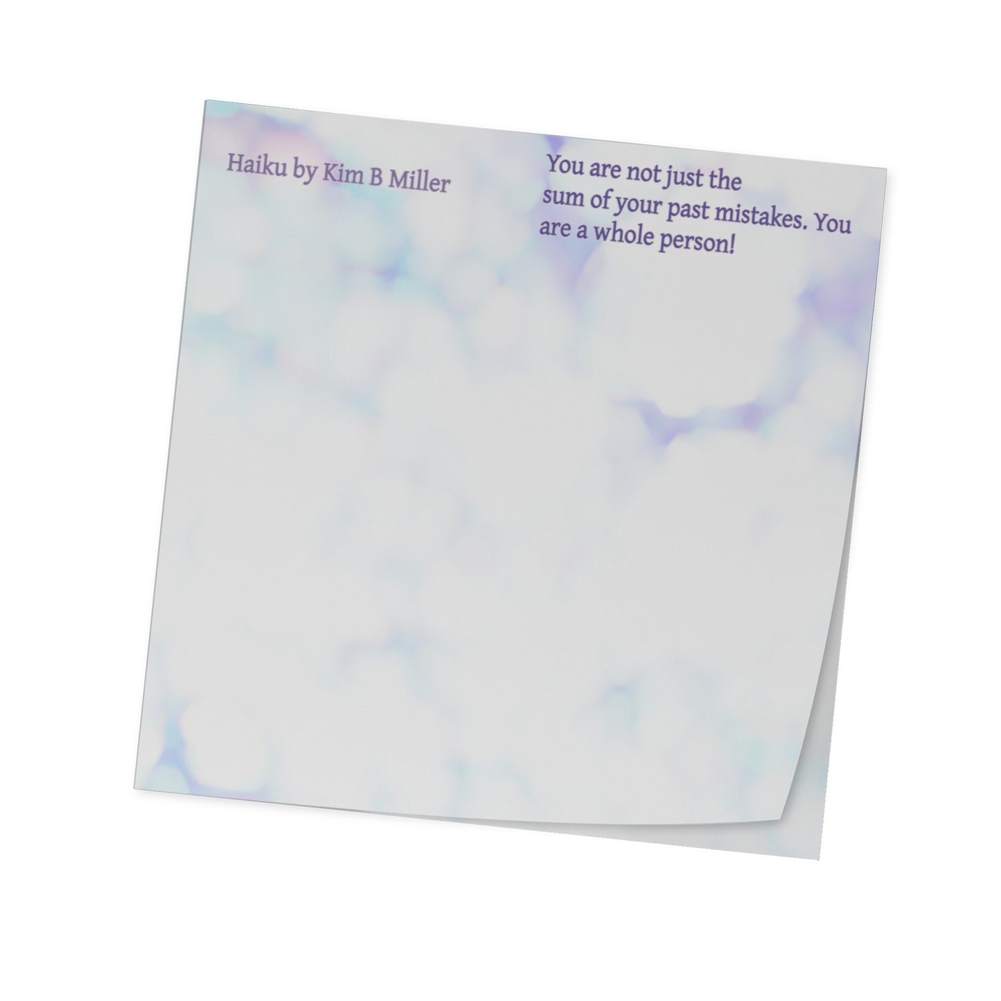 Haiku: Whole Person Post Notes 3x3