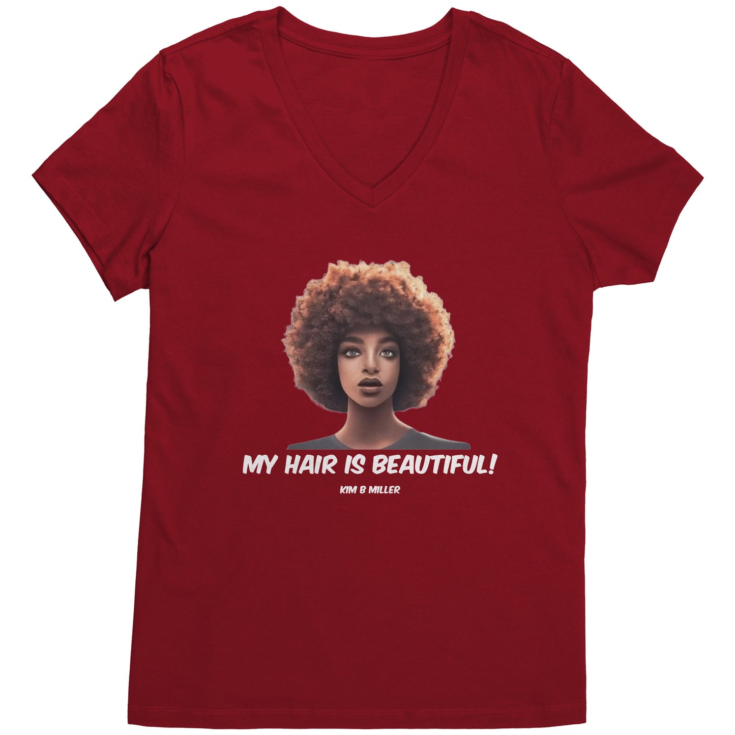 Hair Beautiful: District Women's V-Neck