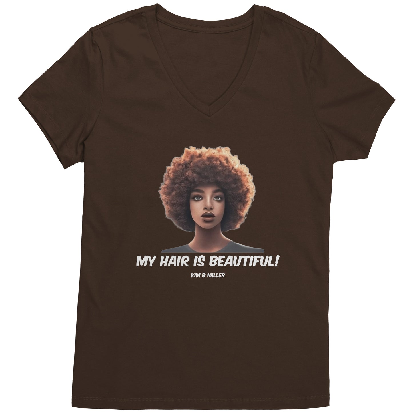 Hair Beautiful: District Women's V-Neck