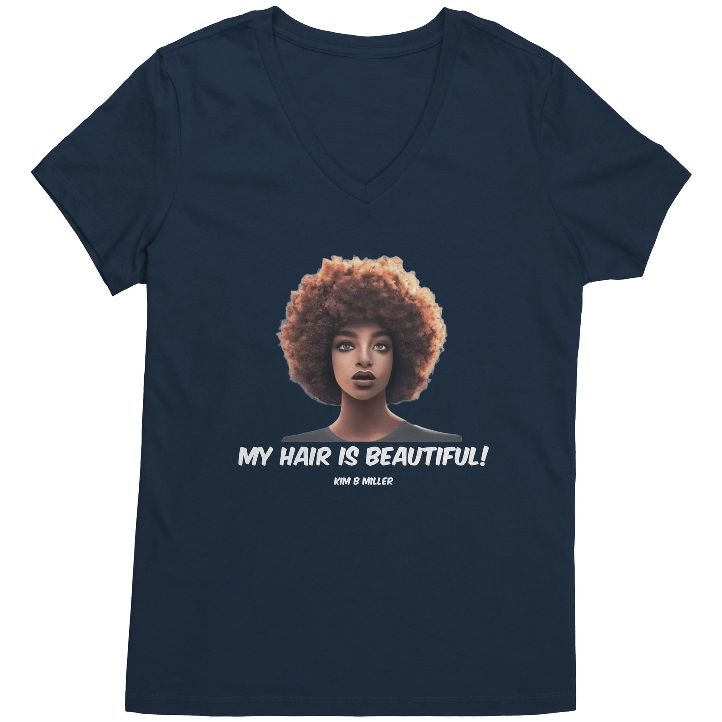 Hair Beautiful: District Women's V-Neck