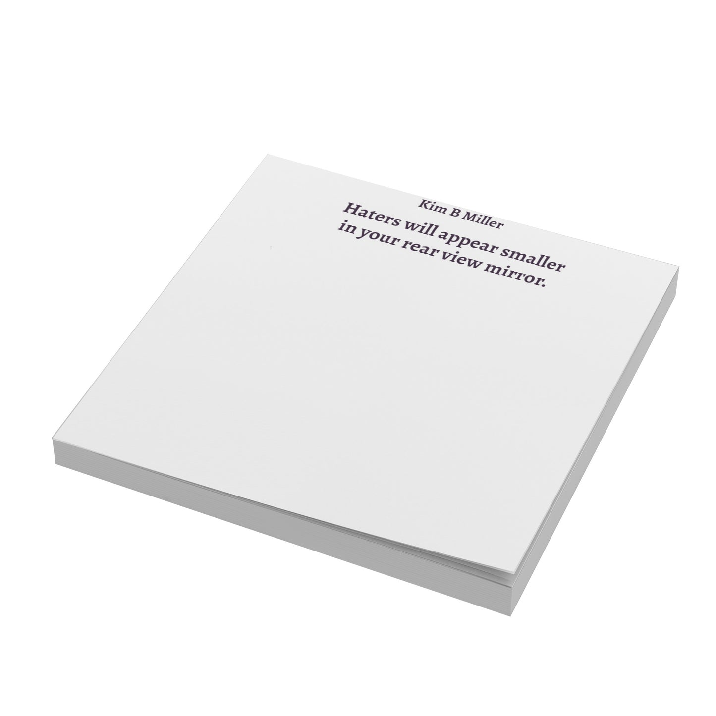 Haters: Post Notes 3x3 (no lines)