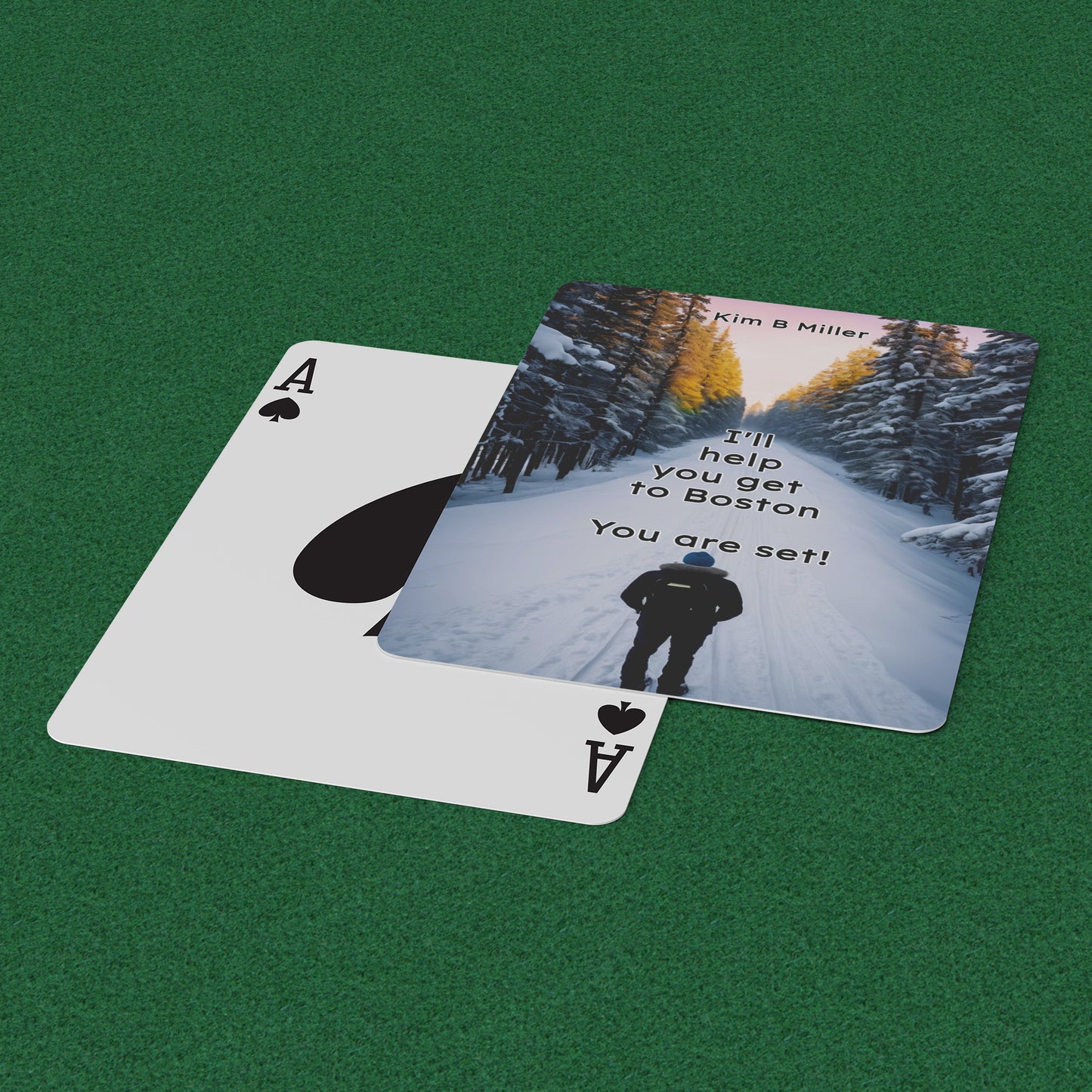 Help To Boston! Playing Cards