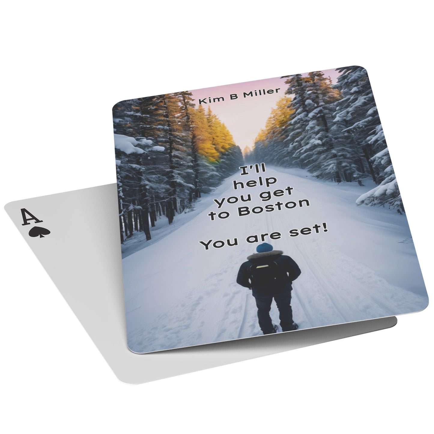 Help To Boston! Playing Cards