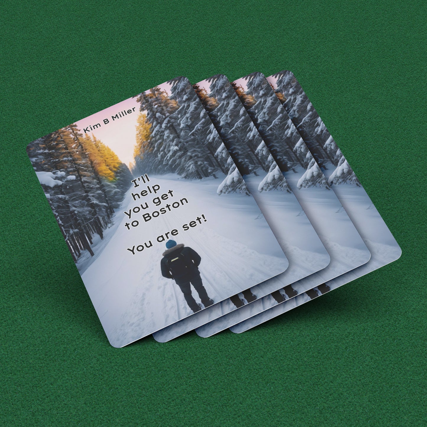 Help To Boston! Playing Cards