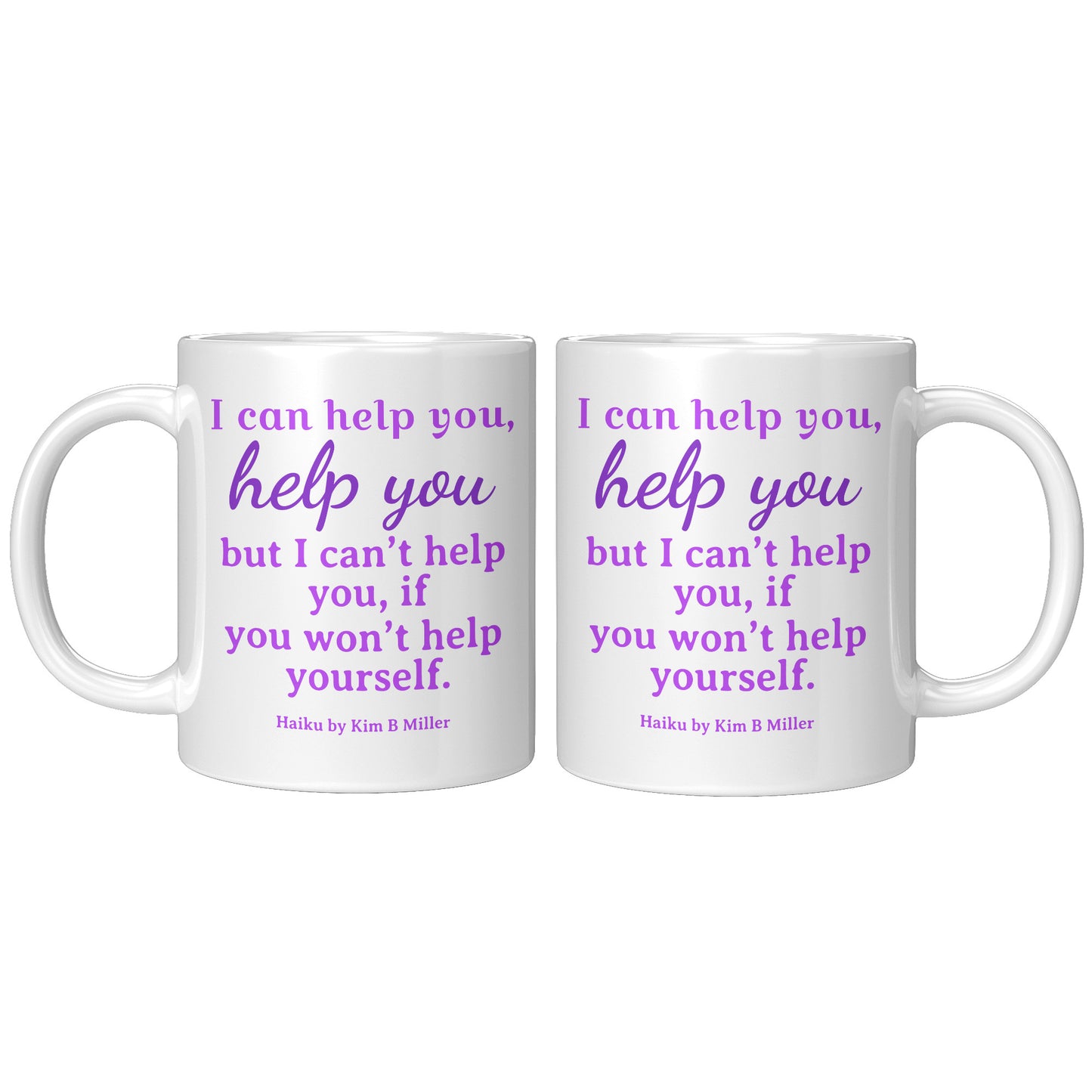 Help You Haiku Accent Mug