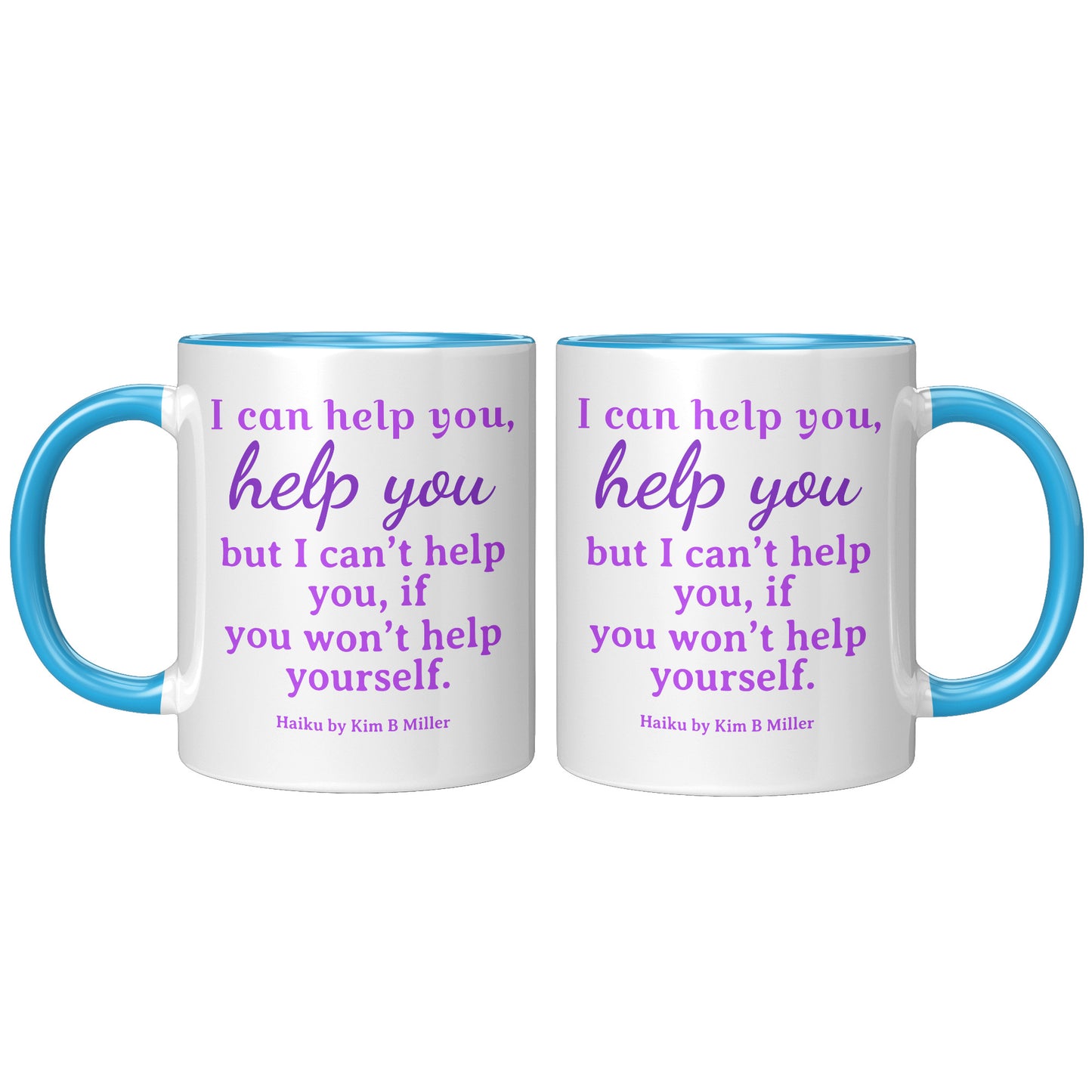 Help You Haiku Accent Mug