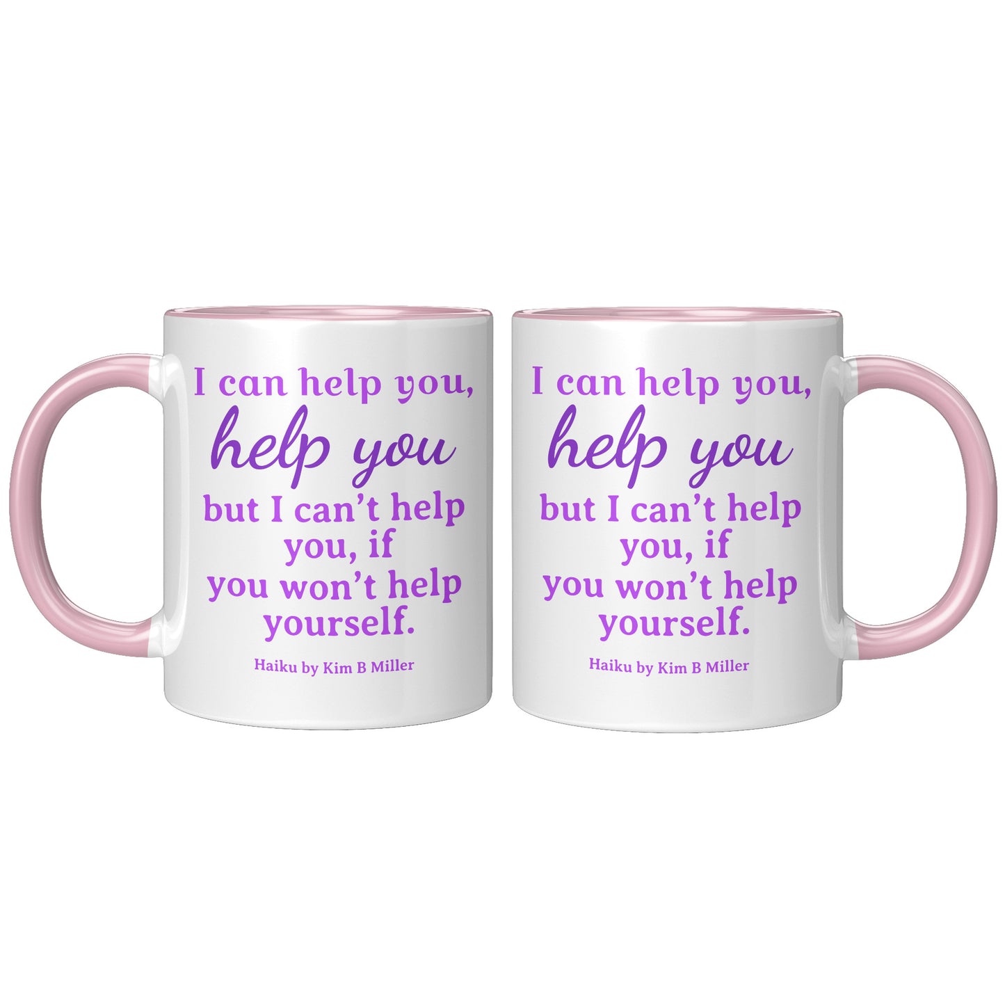 Help You Haiku Accent Mug