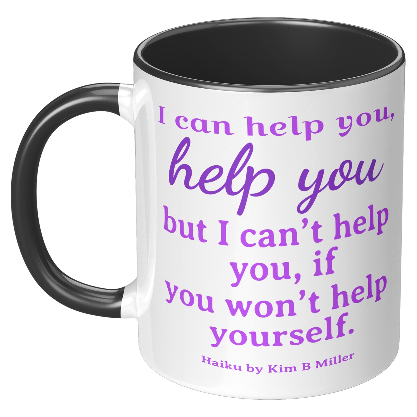 Help You Haiku Accent Mug