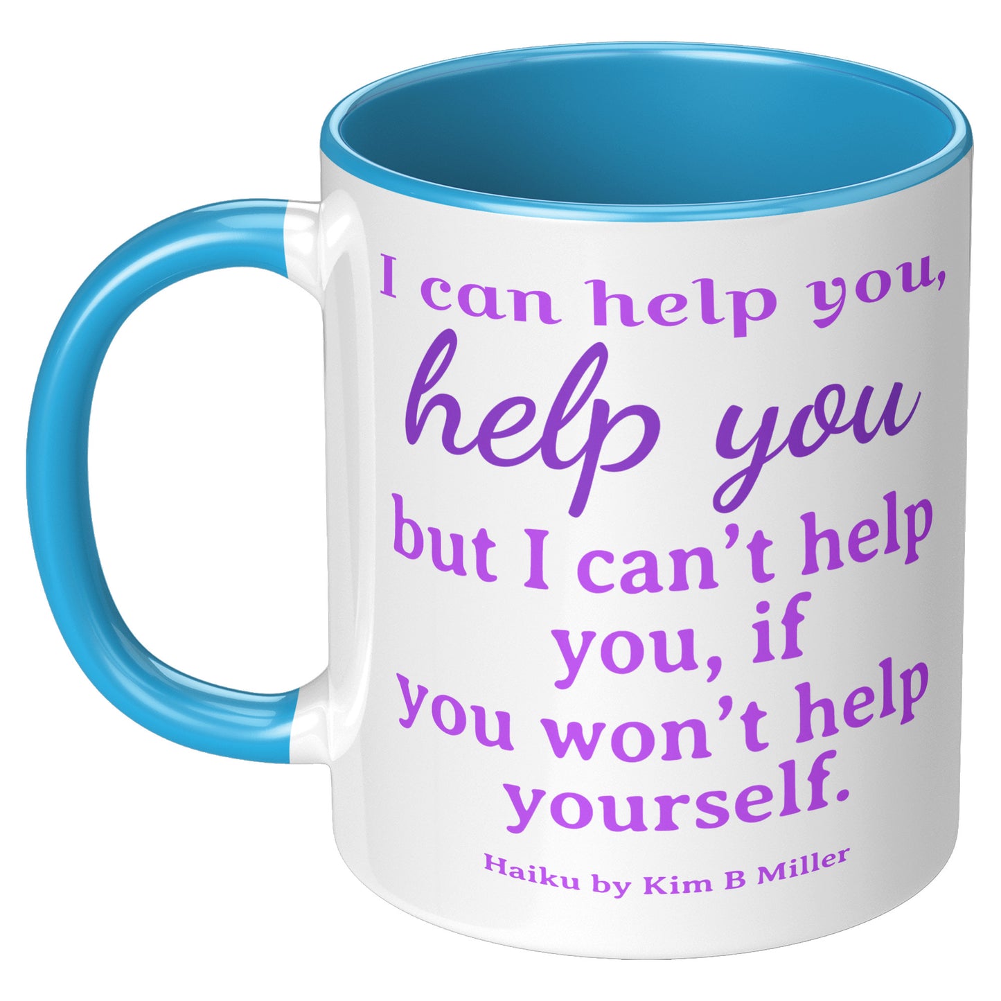 Help You Haiku Accent Mug