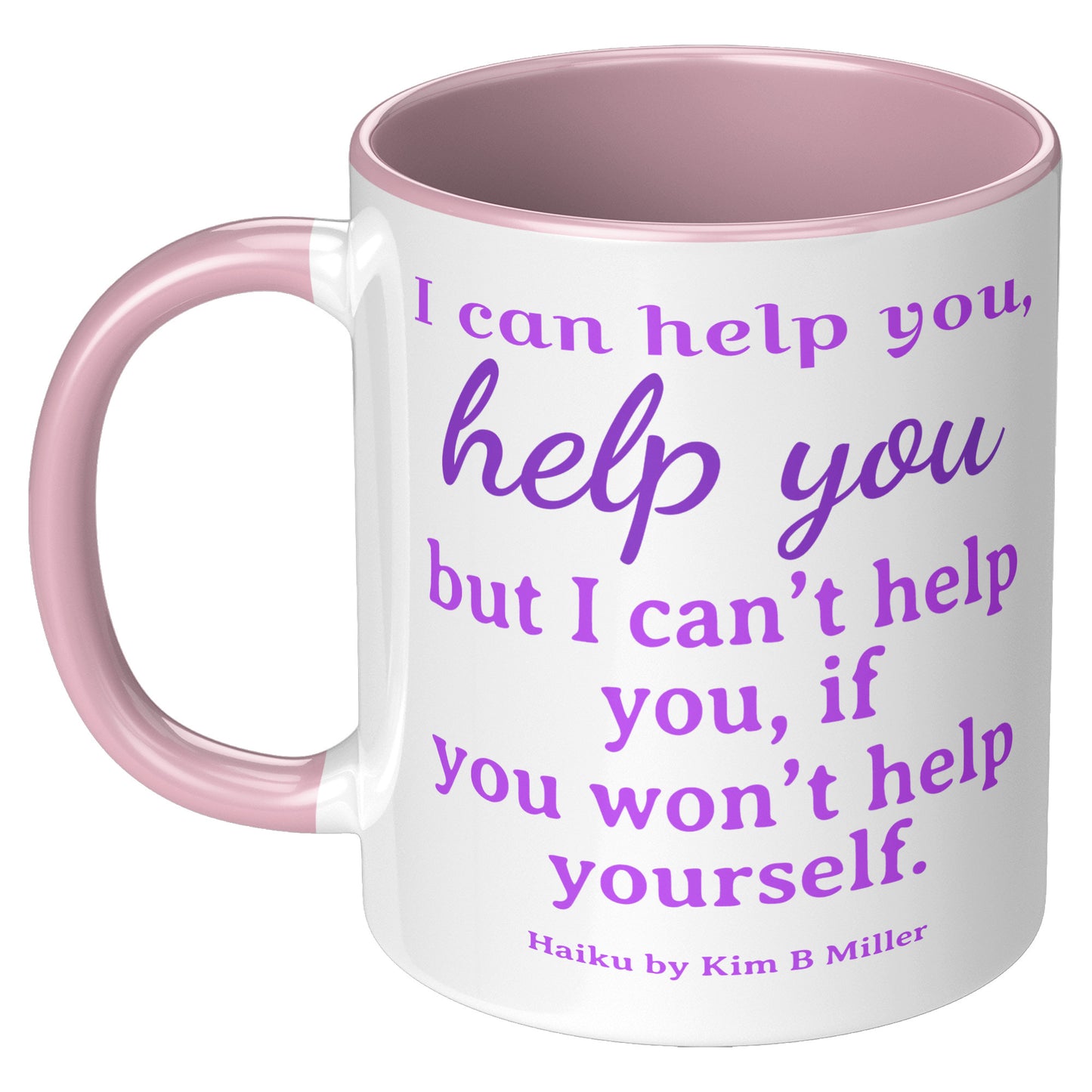 Help You Haiku Accent Mug