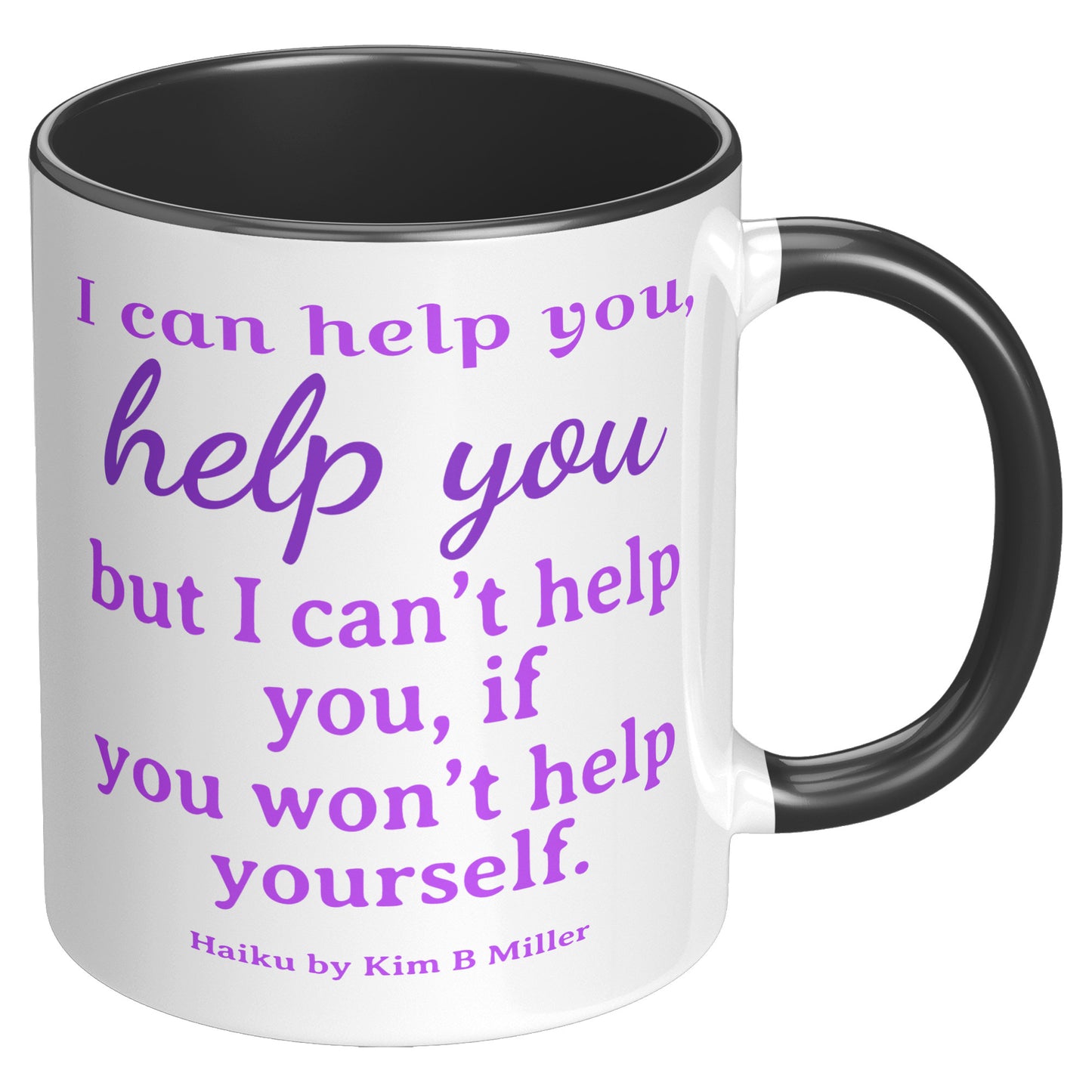 Help You Haiku Accent Mug