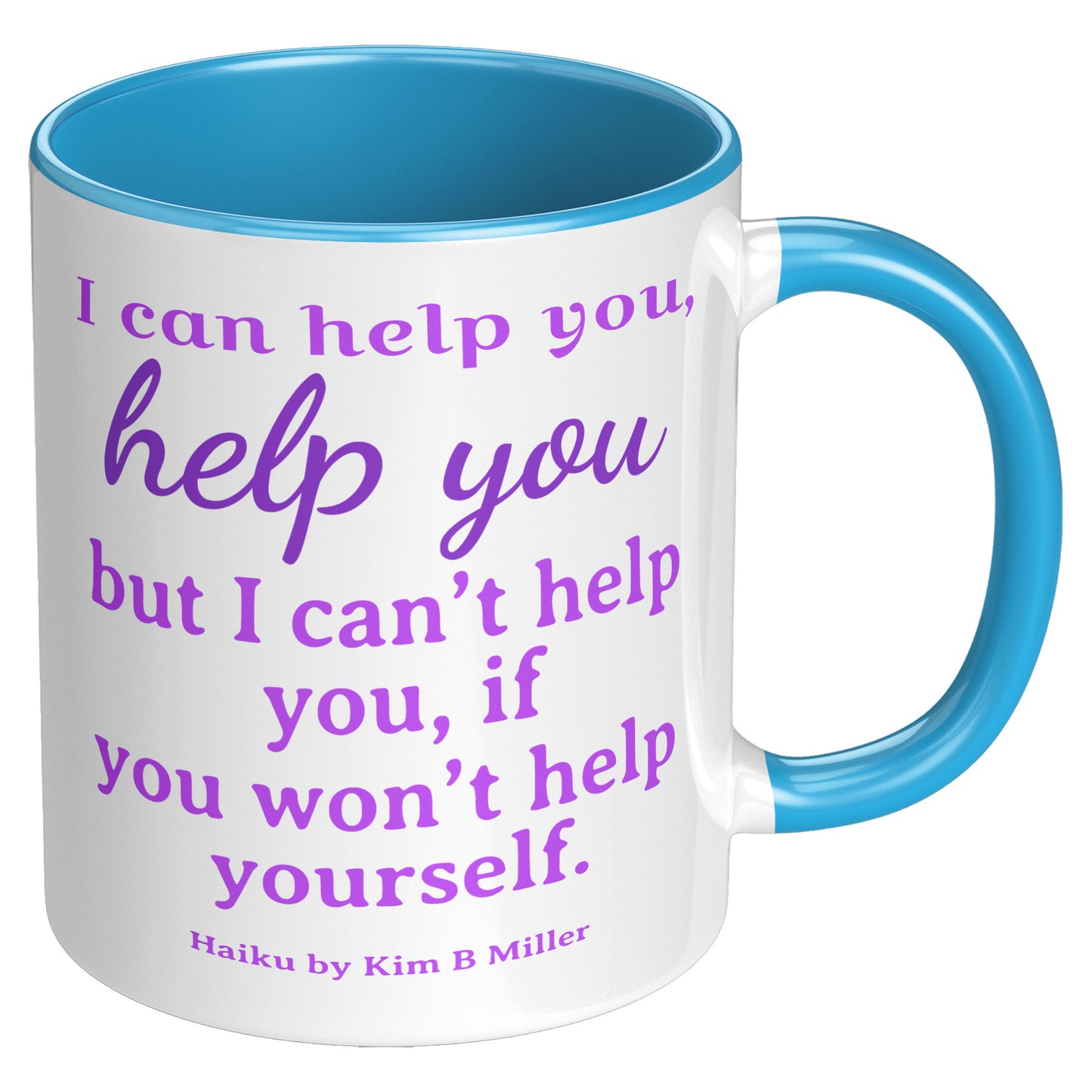 Help You Haiku Accent Mug
