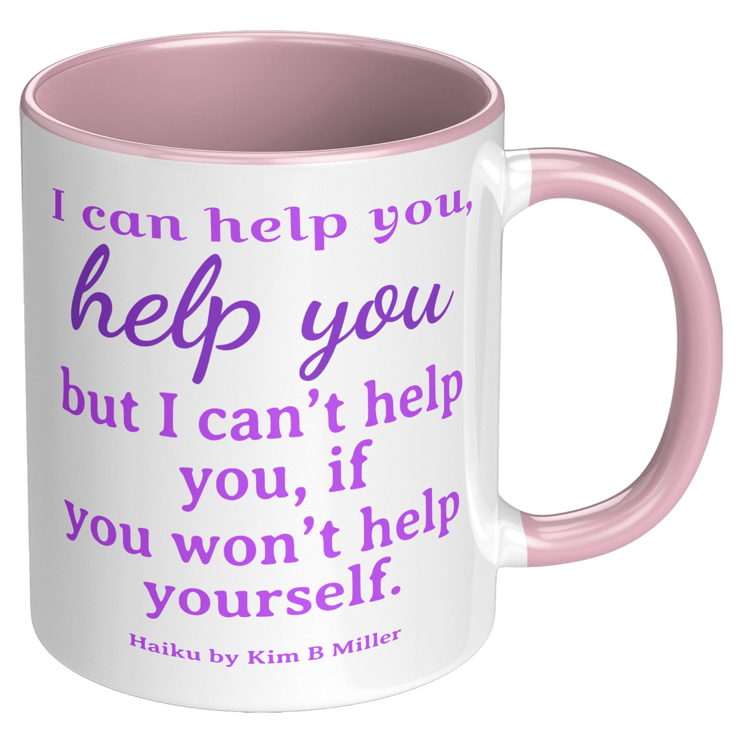 Help You Haiku Accent Mug