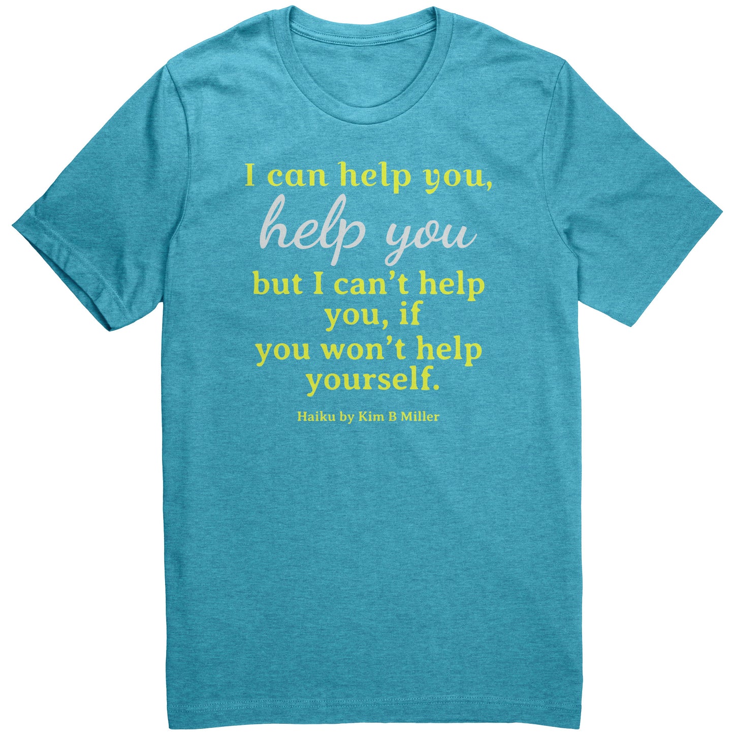 Help You Haiku Canvas Unisex CVC
