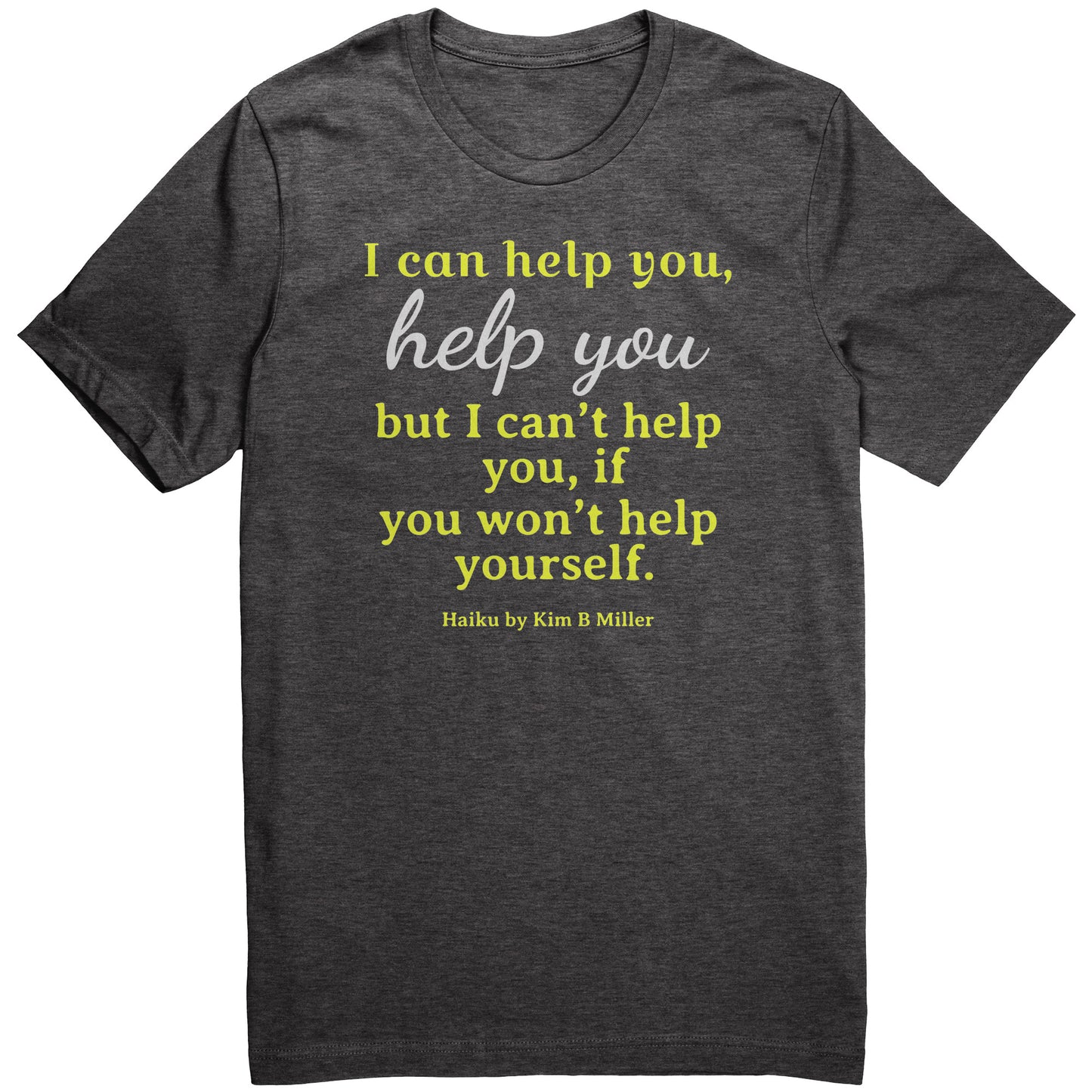 Help You Haiku Canvas Unisex CVC