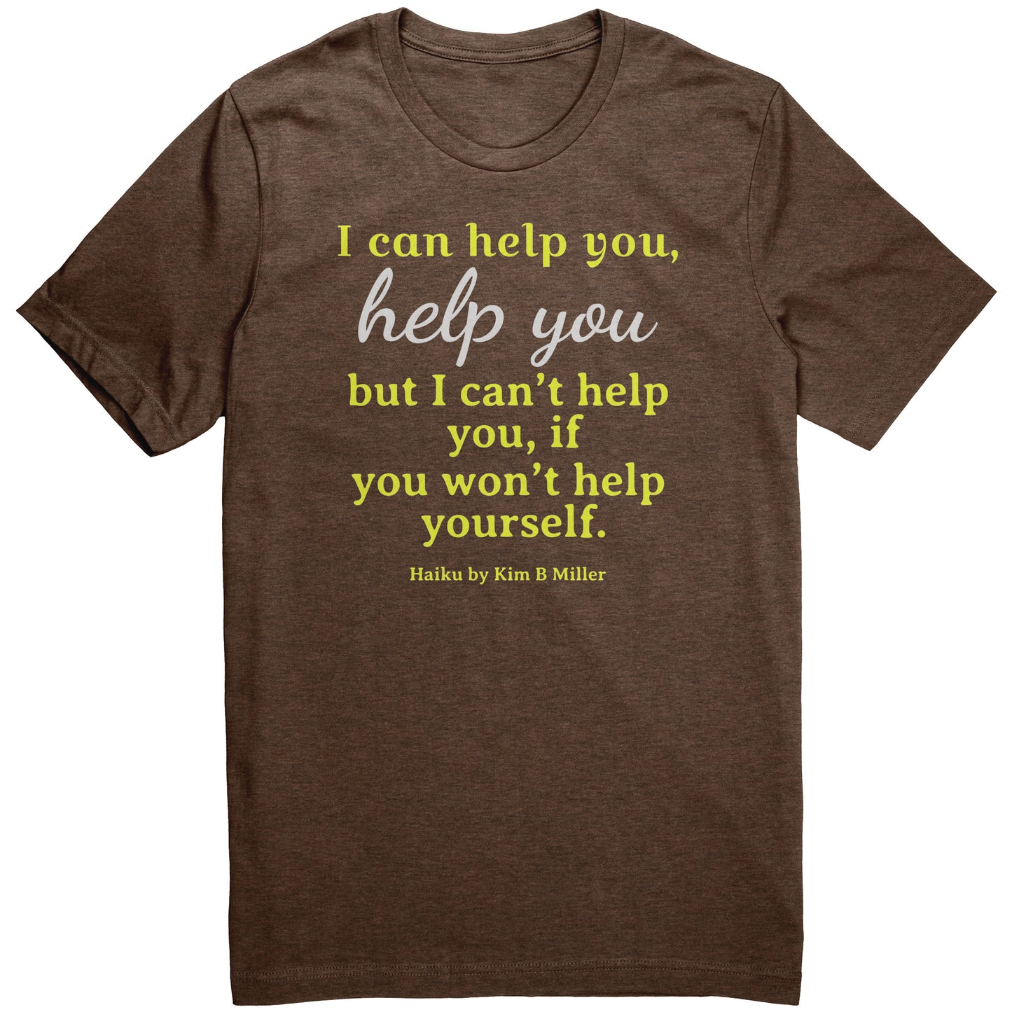 Help You Haiku Canvas Unisex CVC