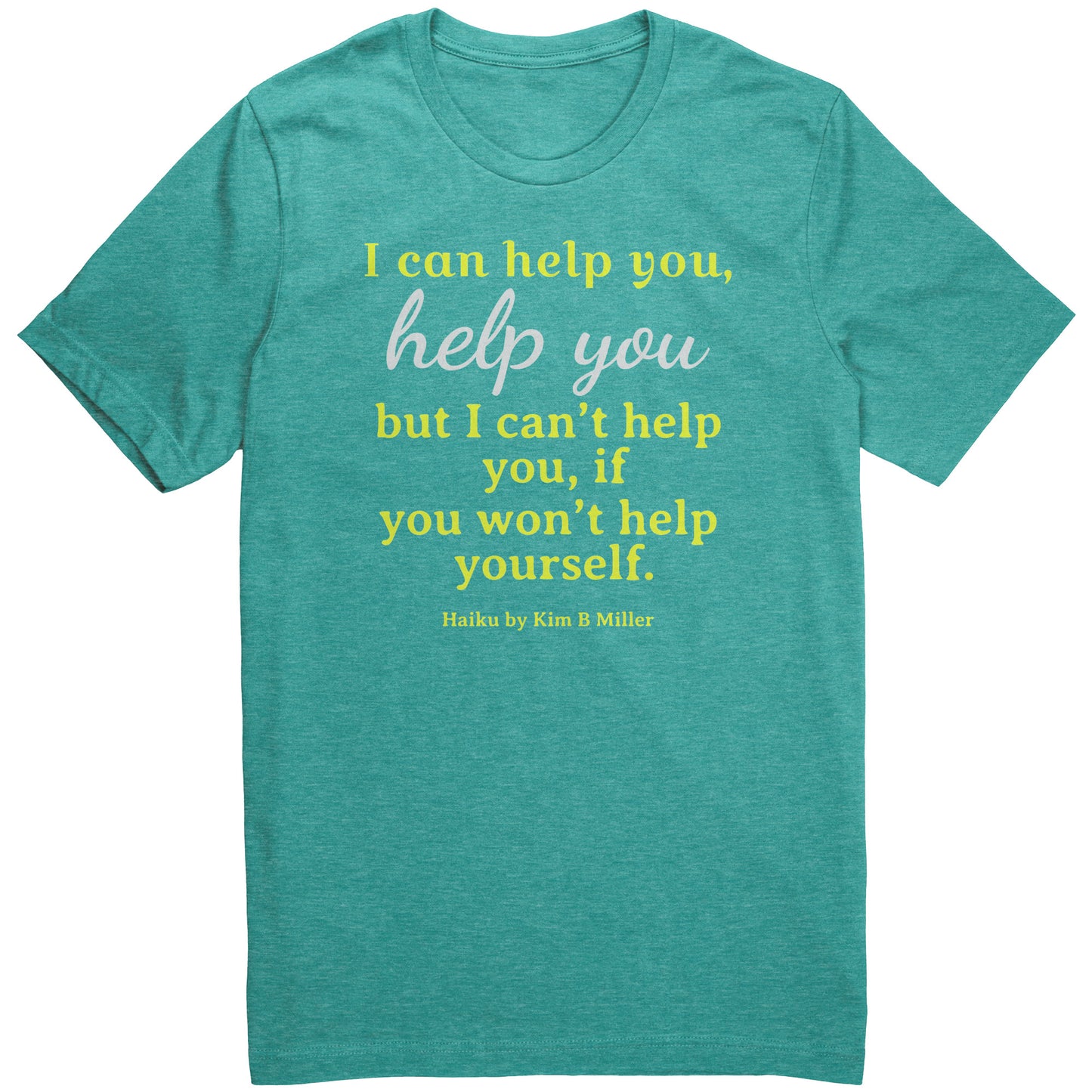 Help You Haiku Canvas Unisex CVC