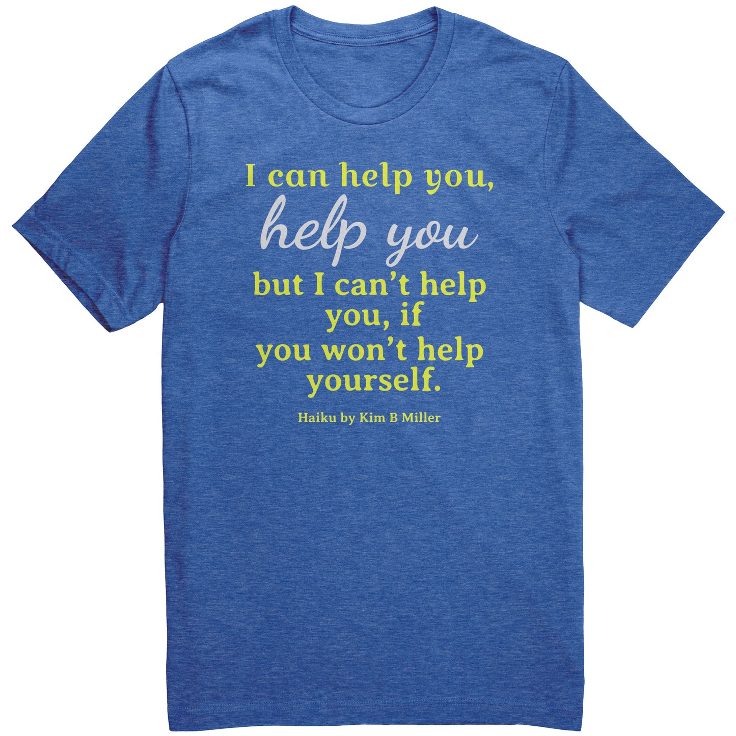 Help You Haiku Canvas Unisex CVC