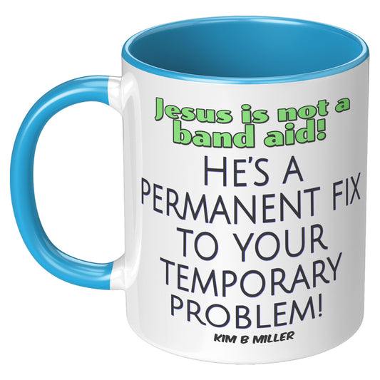 Jesus Band Aid Accent Mug