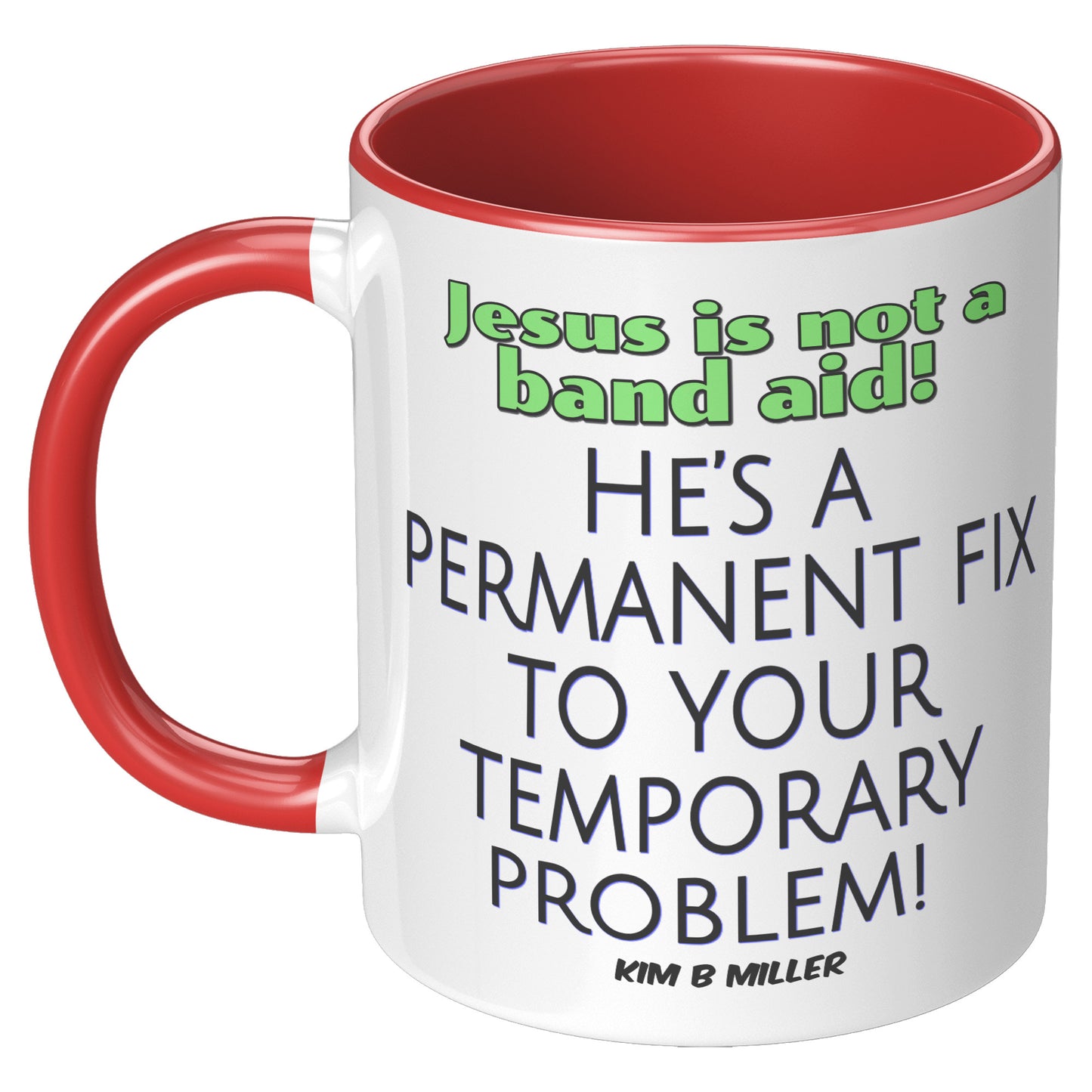 Jesus Band Aid Accent Mug