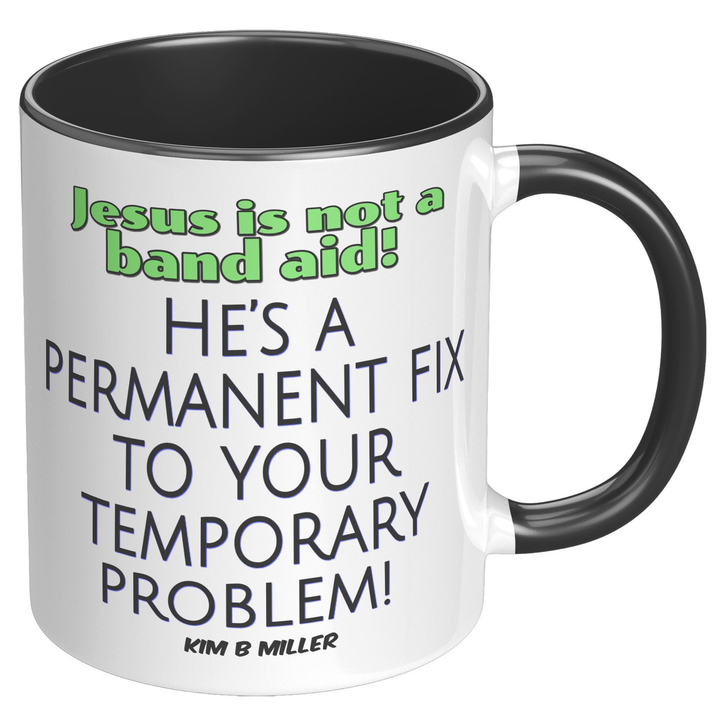 Jesus Band Aid Accent Mug