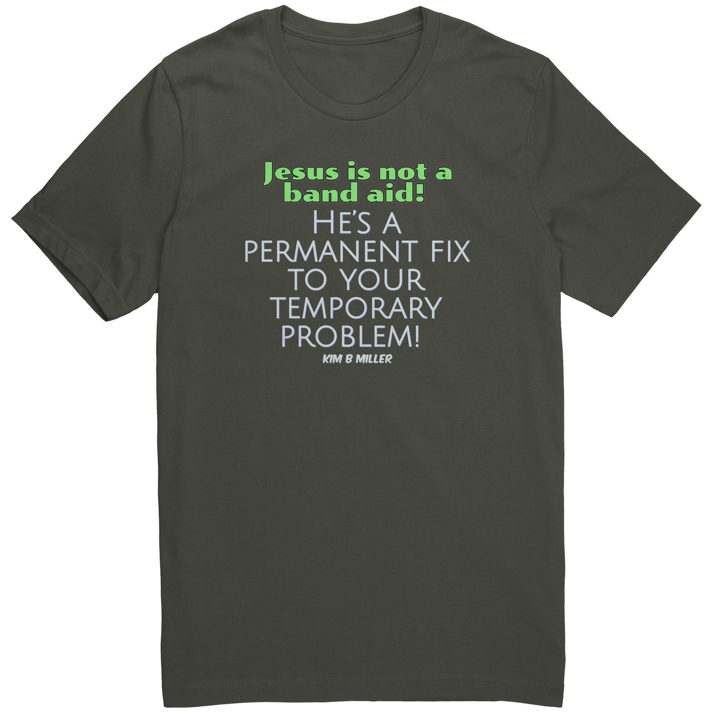 Jesus Band Aid Canvas Unisex Shirt
