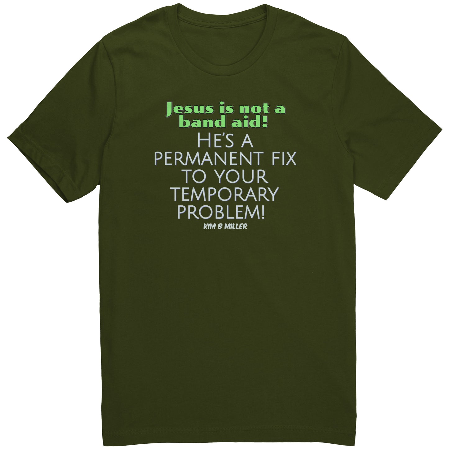 Jesus Band Aid Canvas Unisex Shirt