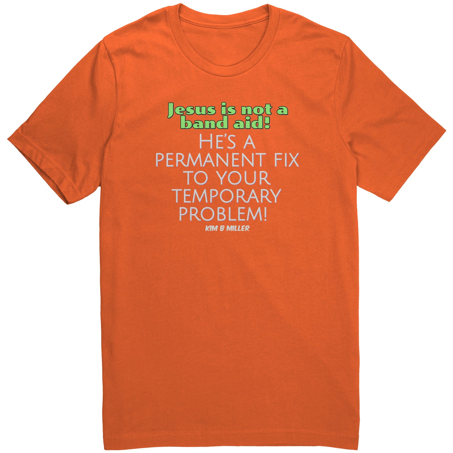 Jesus Band Aid Canvas Unisex Shirt