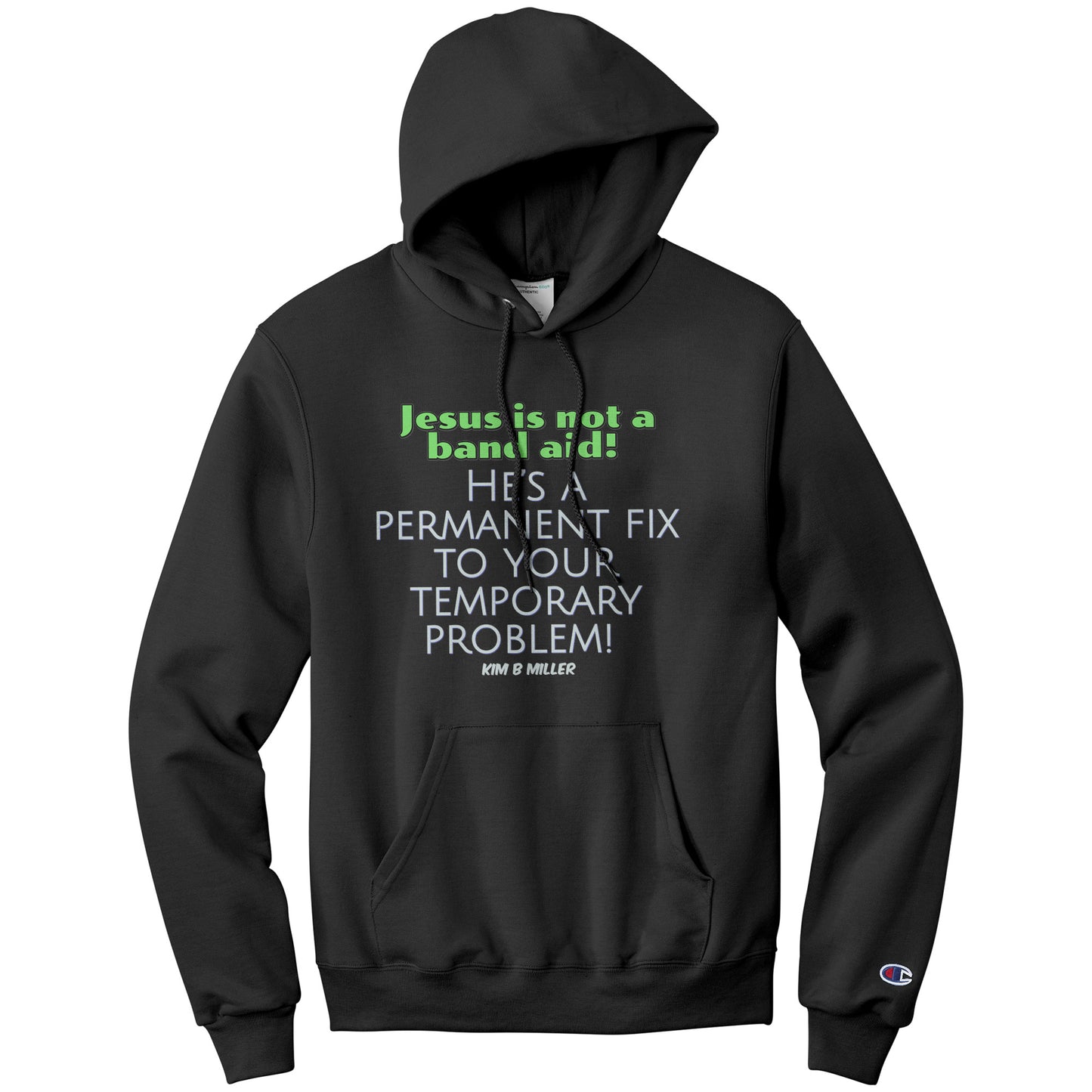 Jesus Band Aid Champion Hoodie