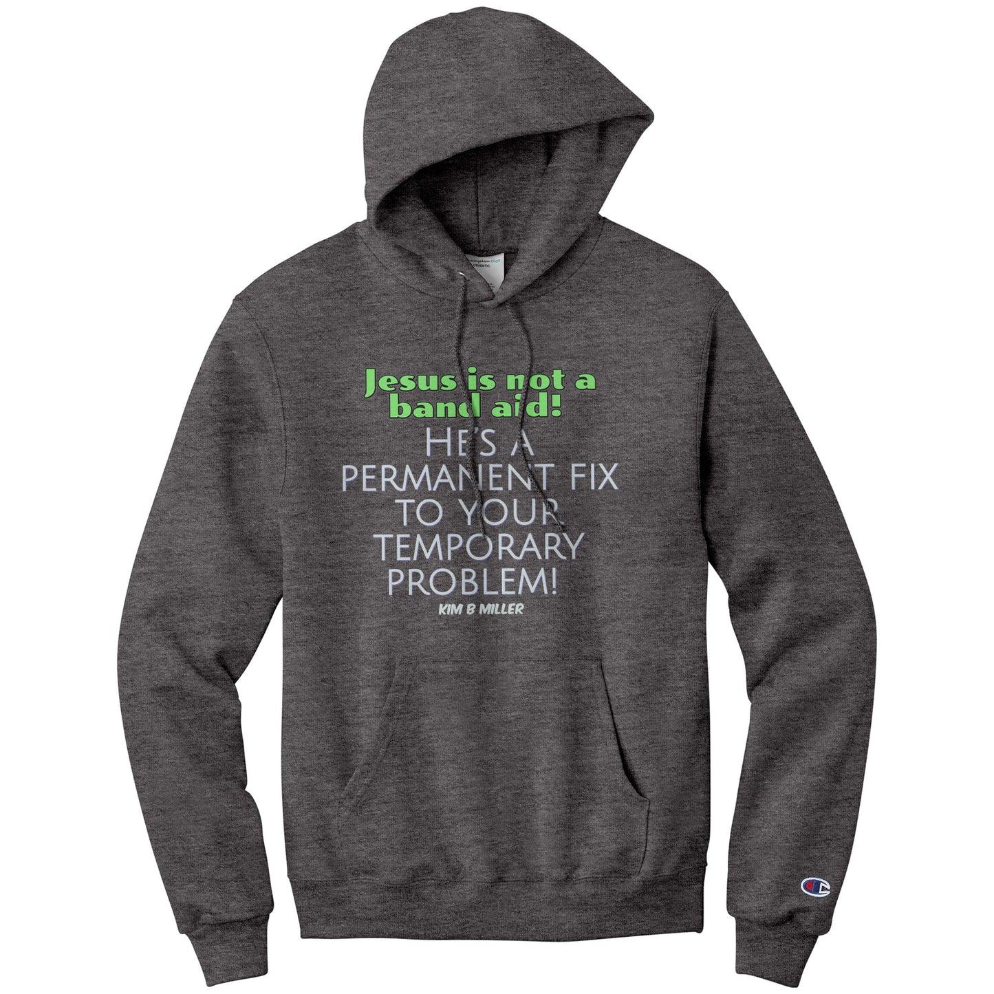 Jesus Band Aid Champion Hoodie