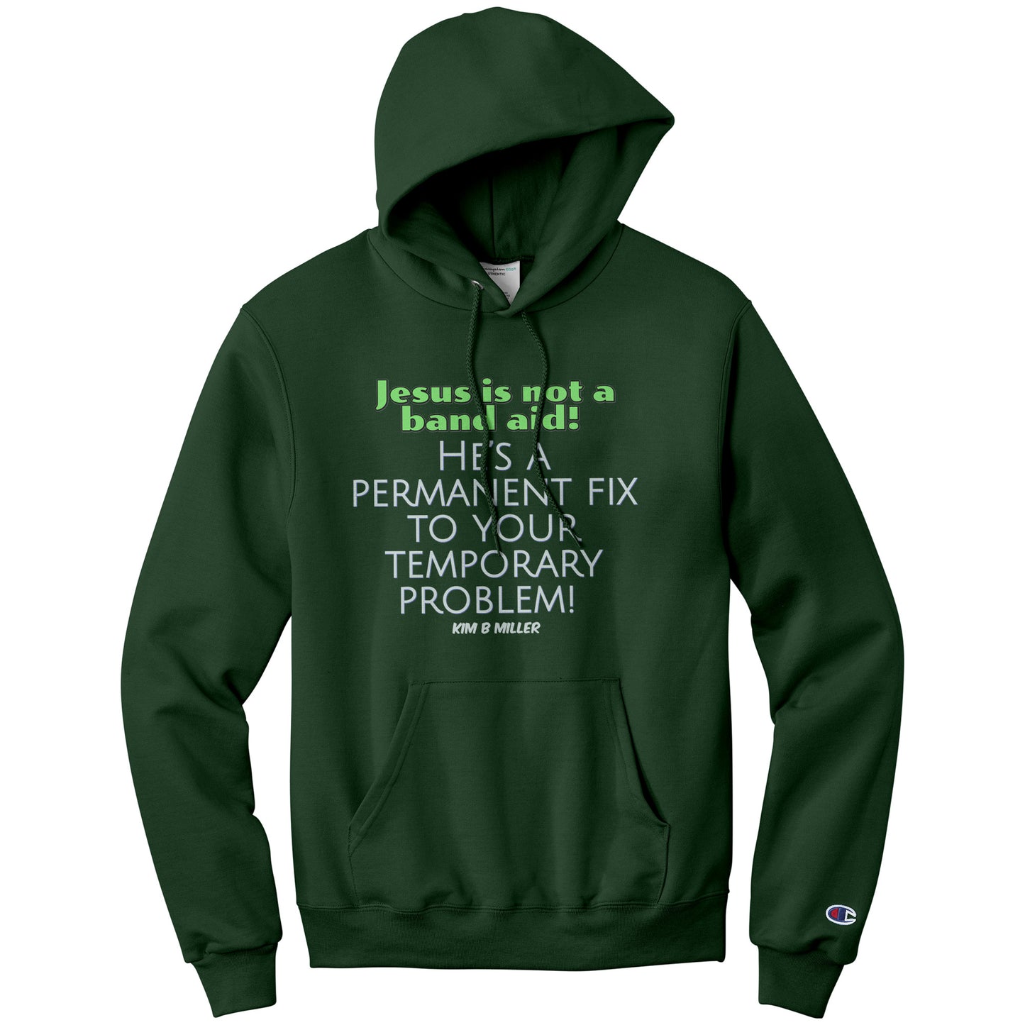 Jesus Band Aid Champion Hoodie
