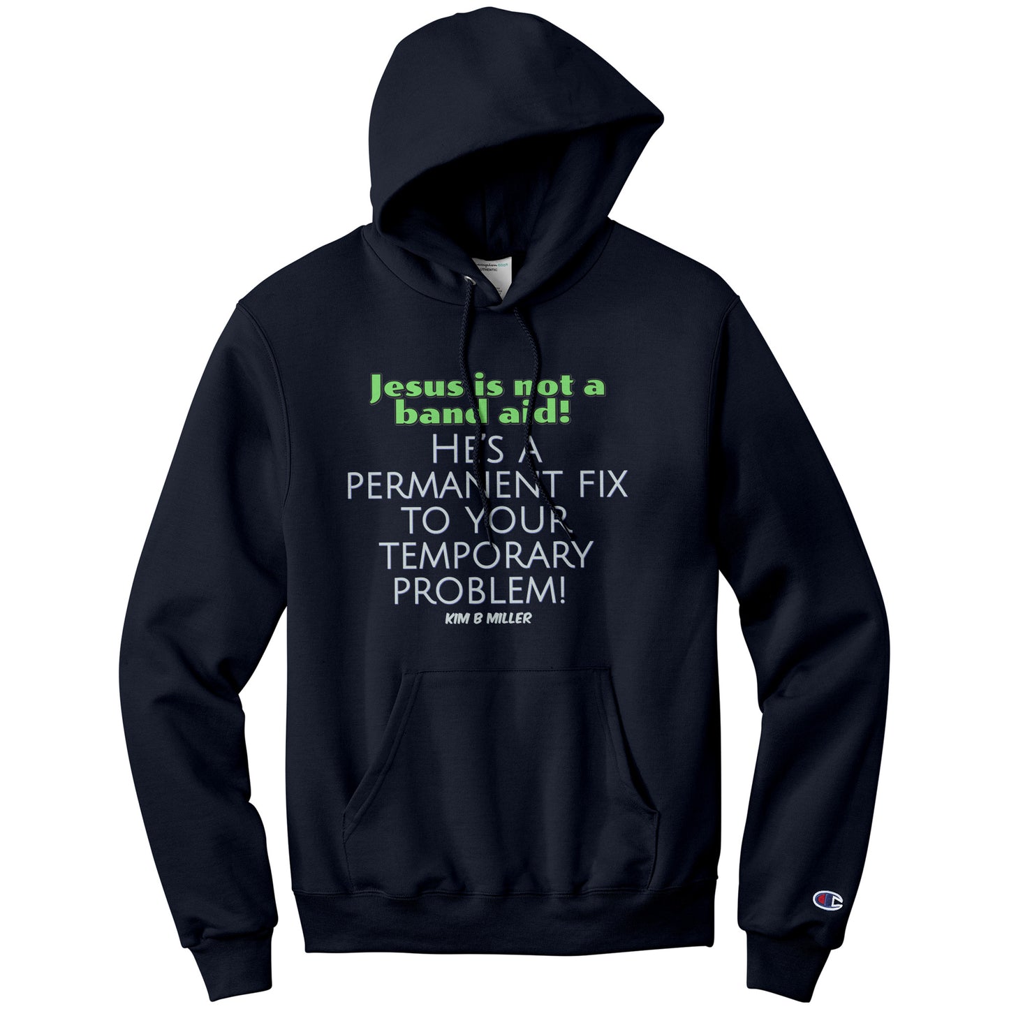 Jesus Band Aid Champion Hoodie