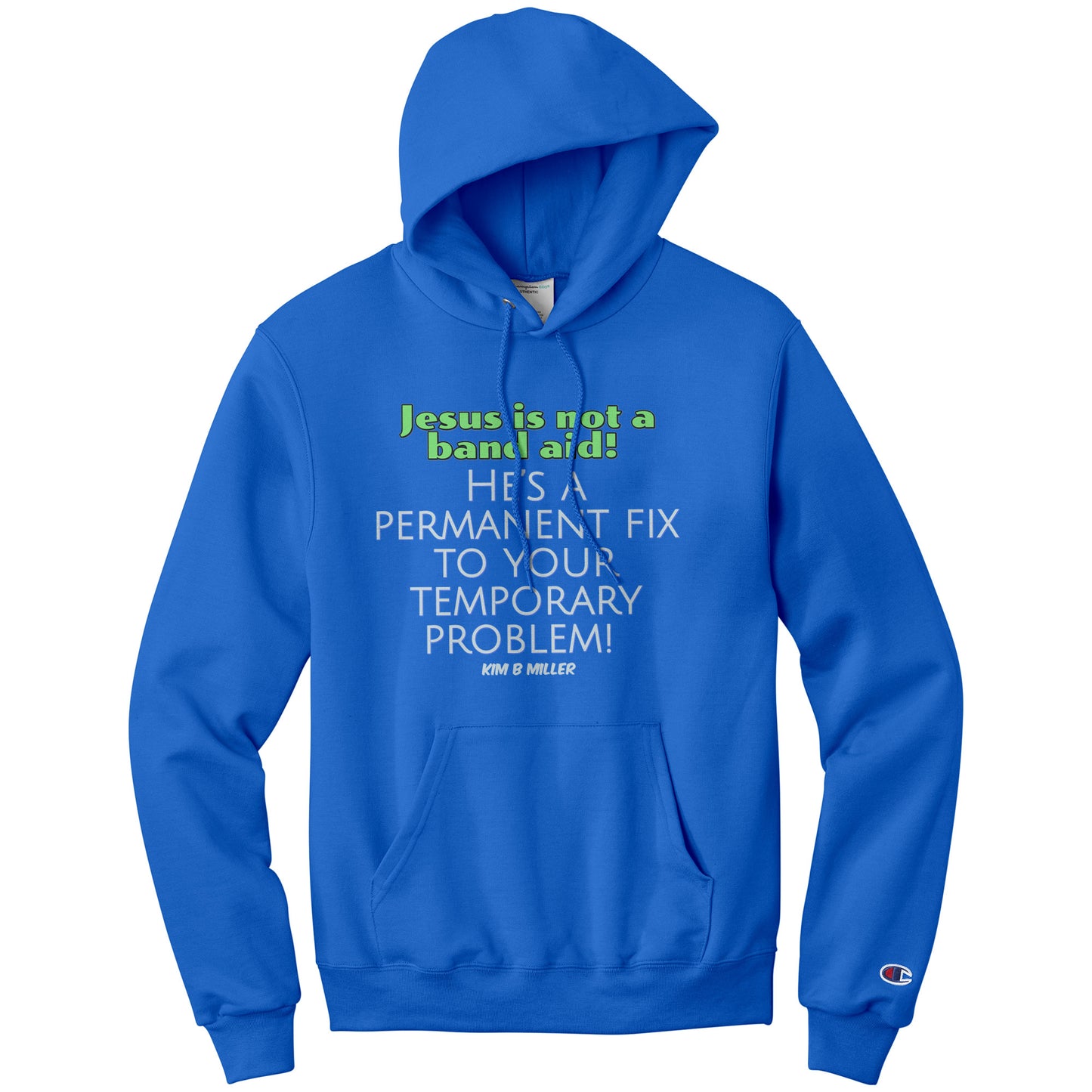 Jesus Band Aid Champion Hoodie