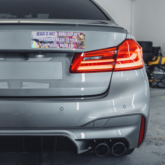 Jesus Band Aid Bumper/Laptop Sticker Multi-Colors