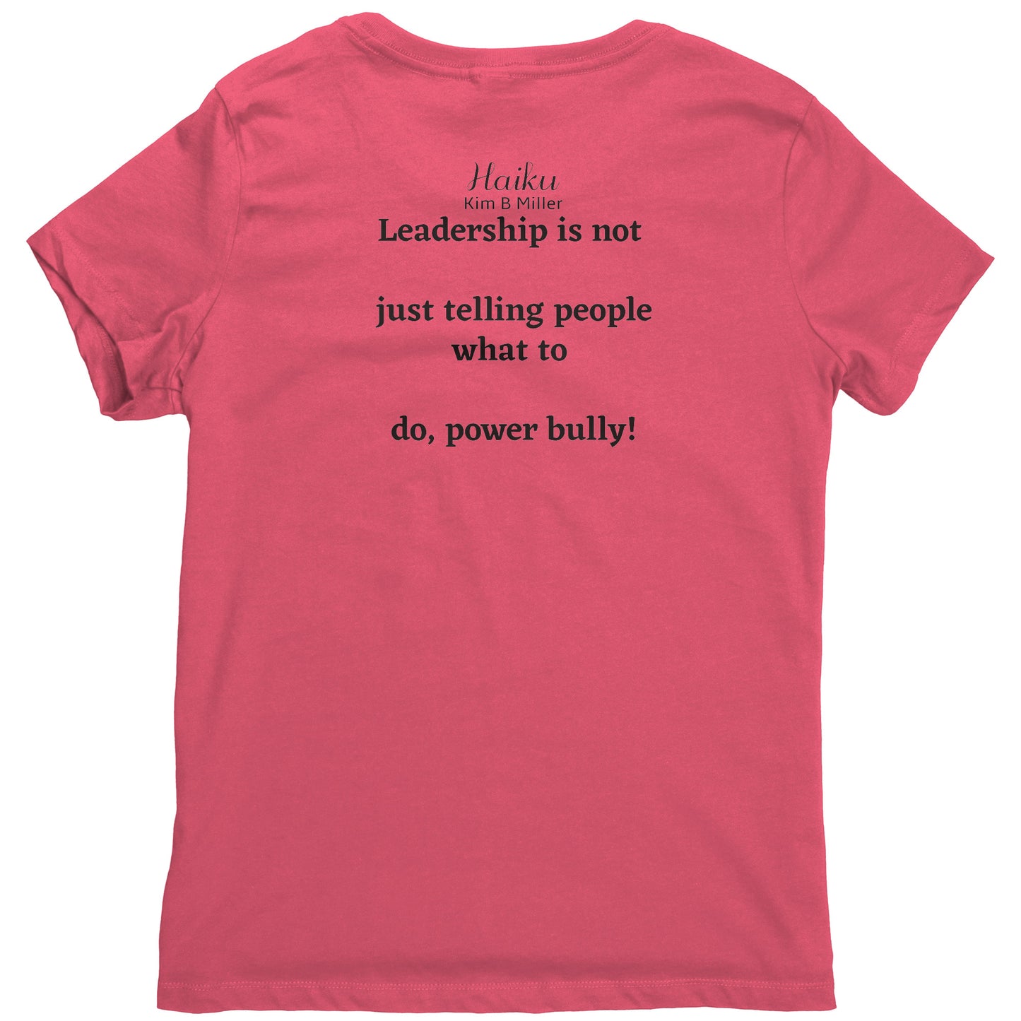 Leadership Haiku District Women's Shirt (Both Sides)