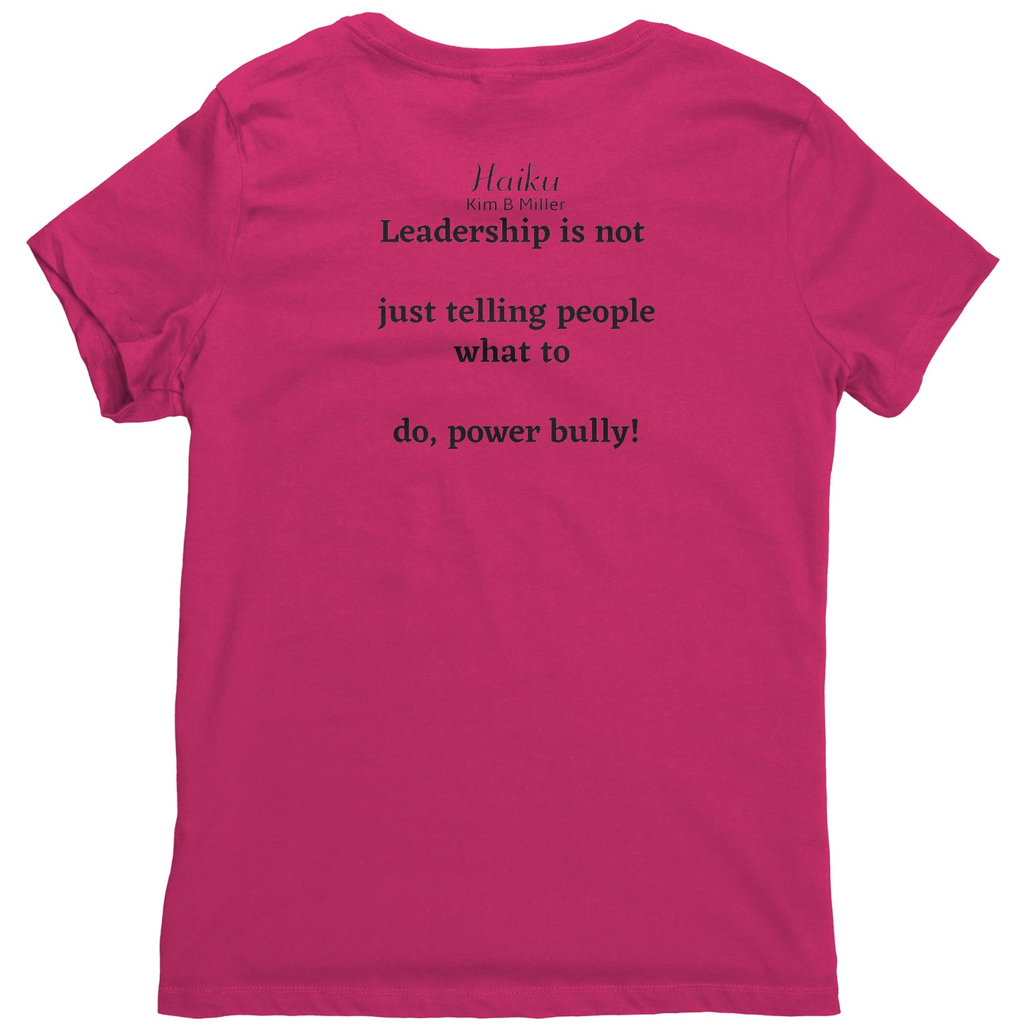 Leadership Haiku District Women's Shirt (Both Sides)