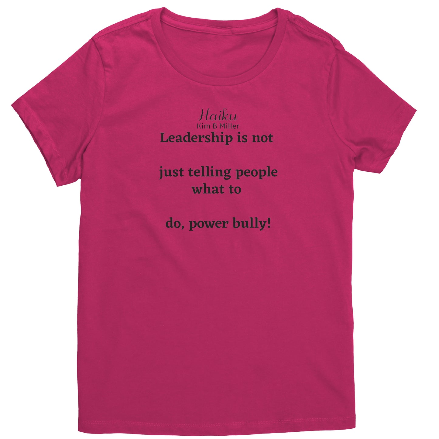 Leadership Haiku District Women's Shirt (Both Sides)