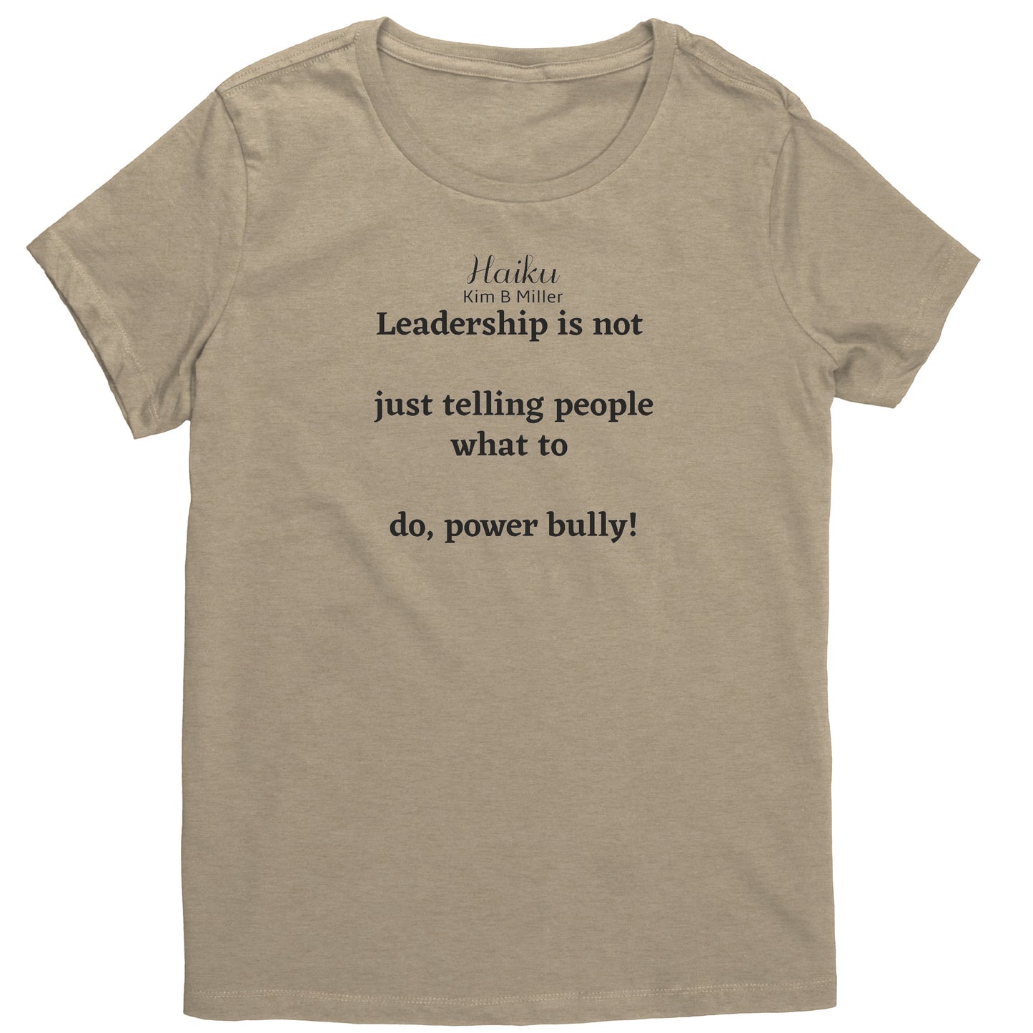 Leadership Haiku District Women's Shirt (Both Sides)