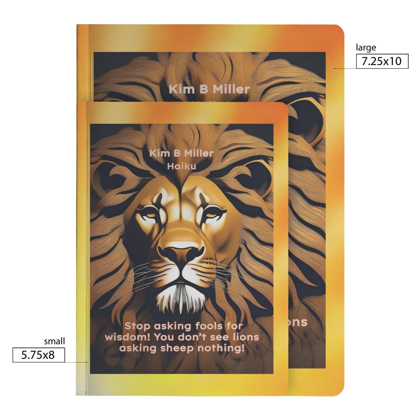 Lions Haiku Paperback Journal