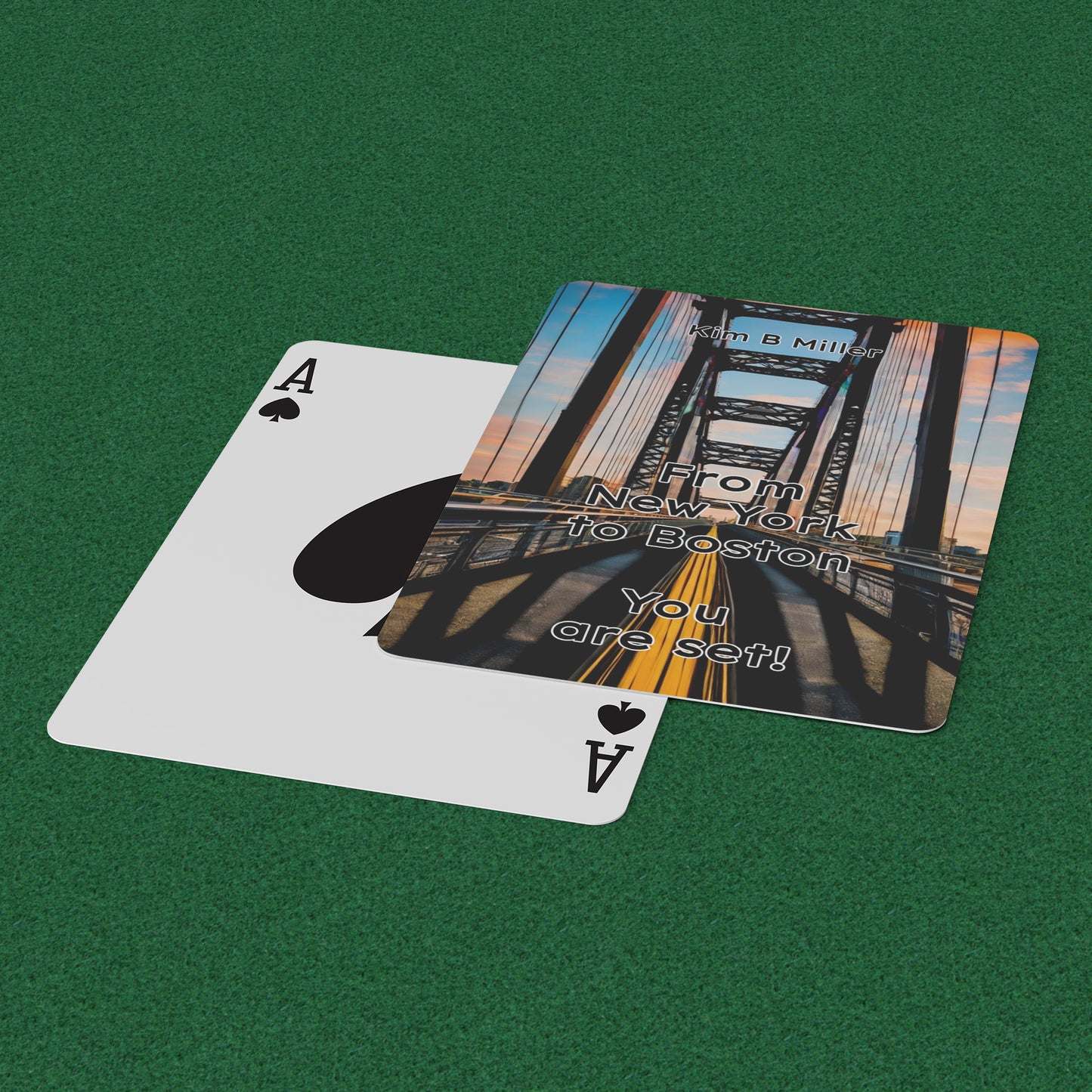 New York to Boston! Playing Cards