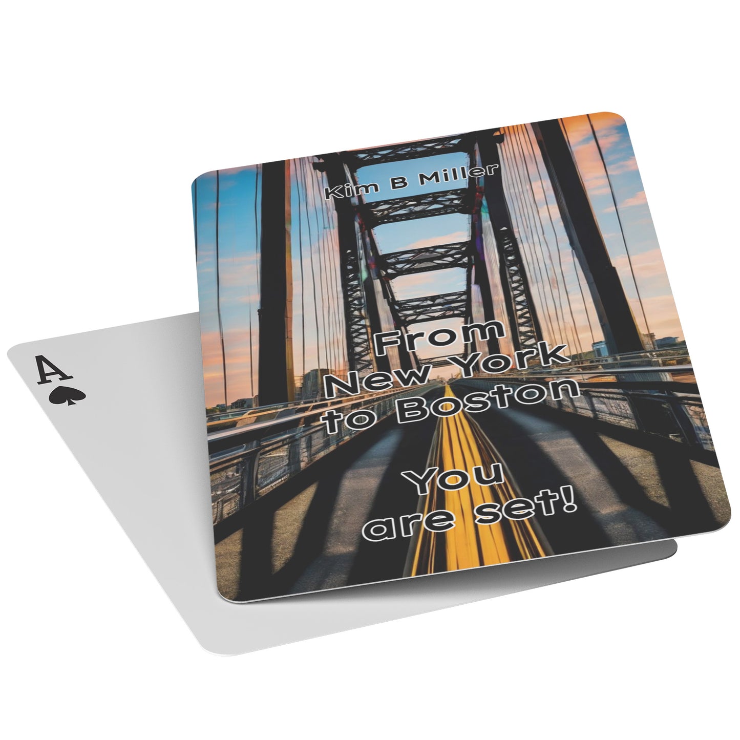 New York to Boston! Playing Cards