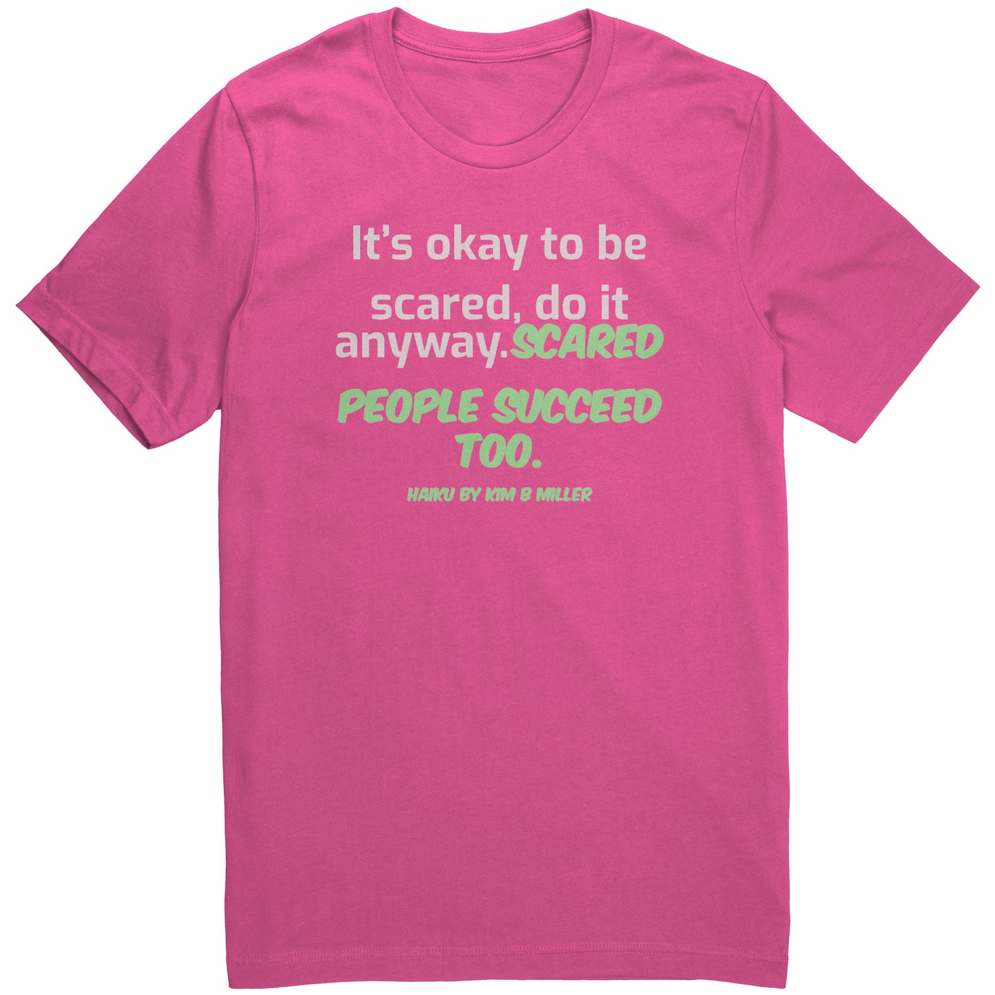 Scared People: Canvas Unisex Shirt