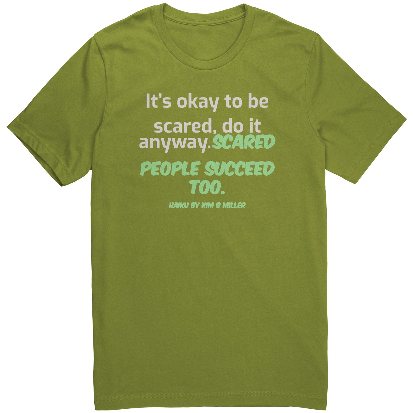 Scared People: Canvas Unisex Shirt