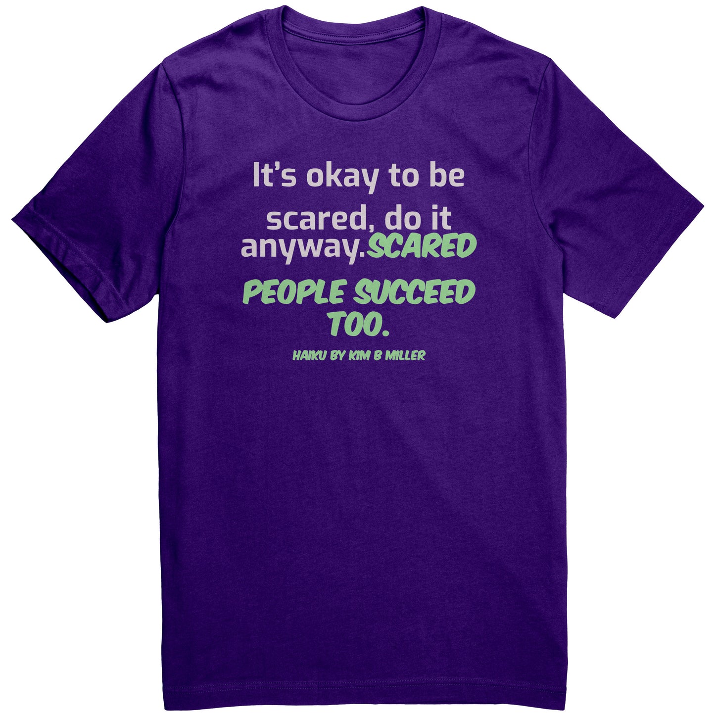 Scared People: Canvas Unisex Shirt