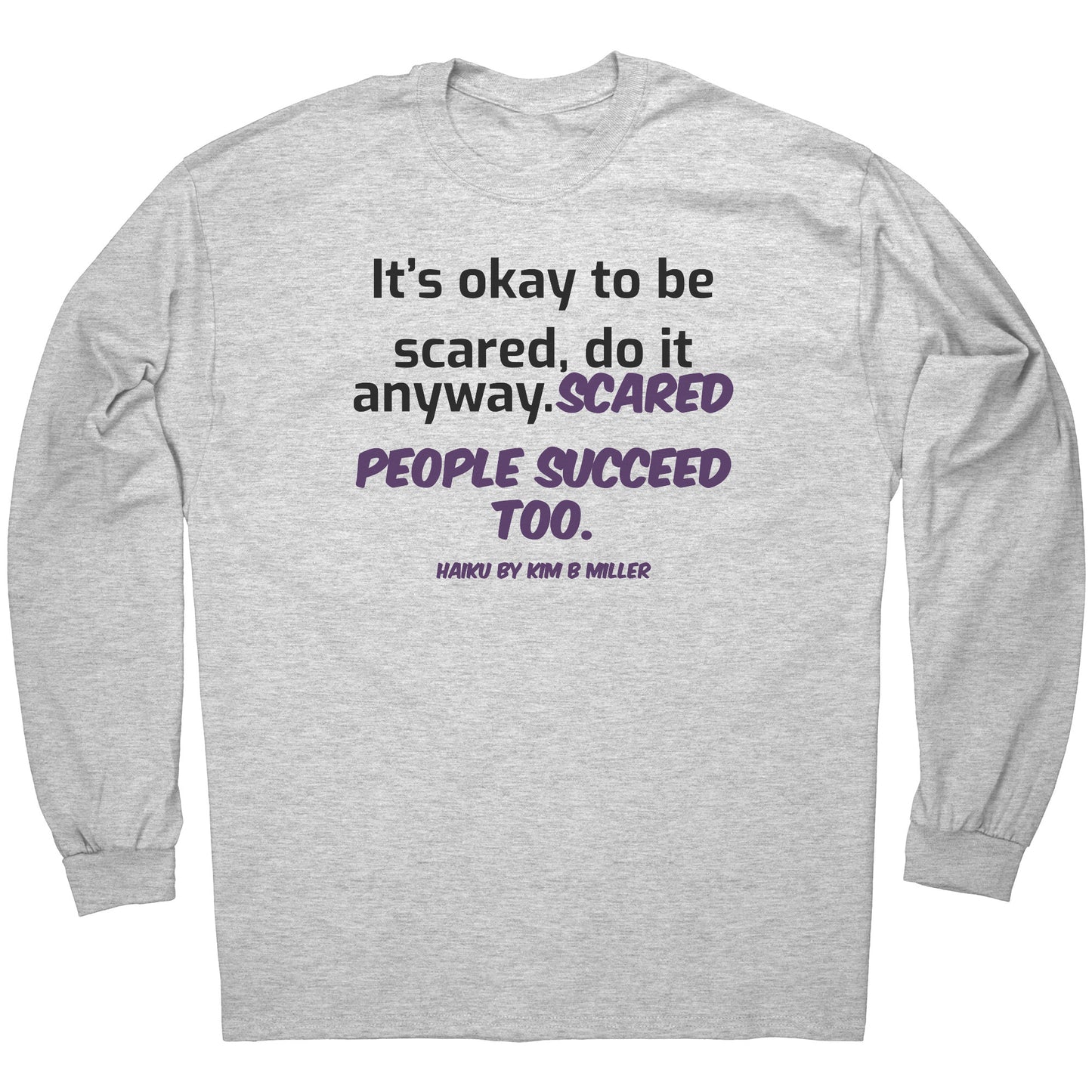 Scared People: Gildan Long Sleeve Shirt