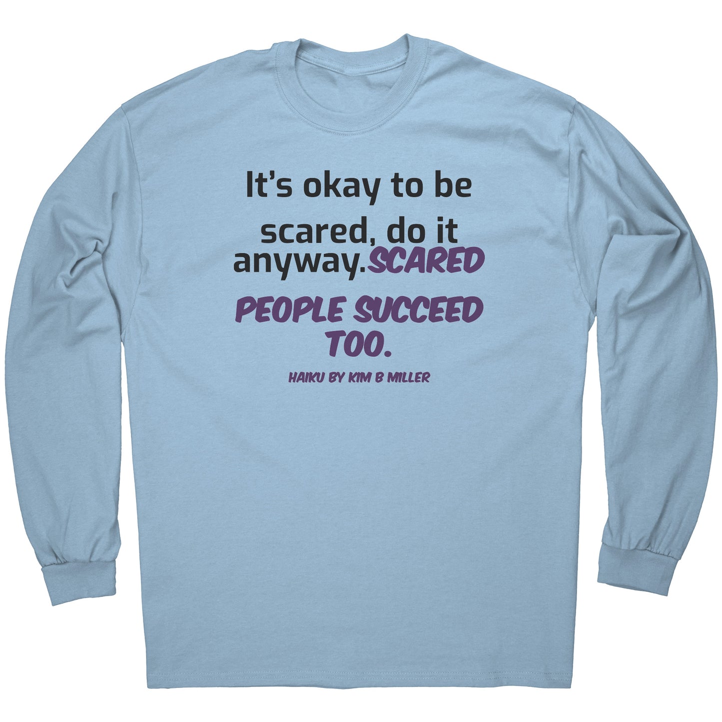 Scared People: Gildan Long Sleeve Shirt