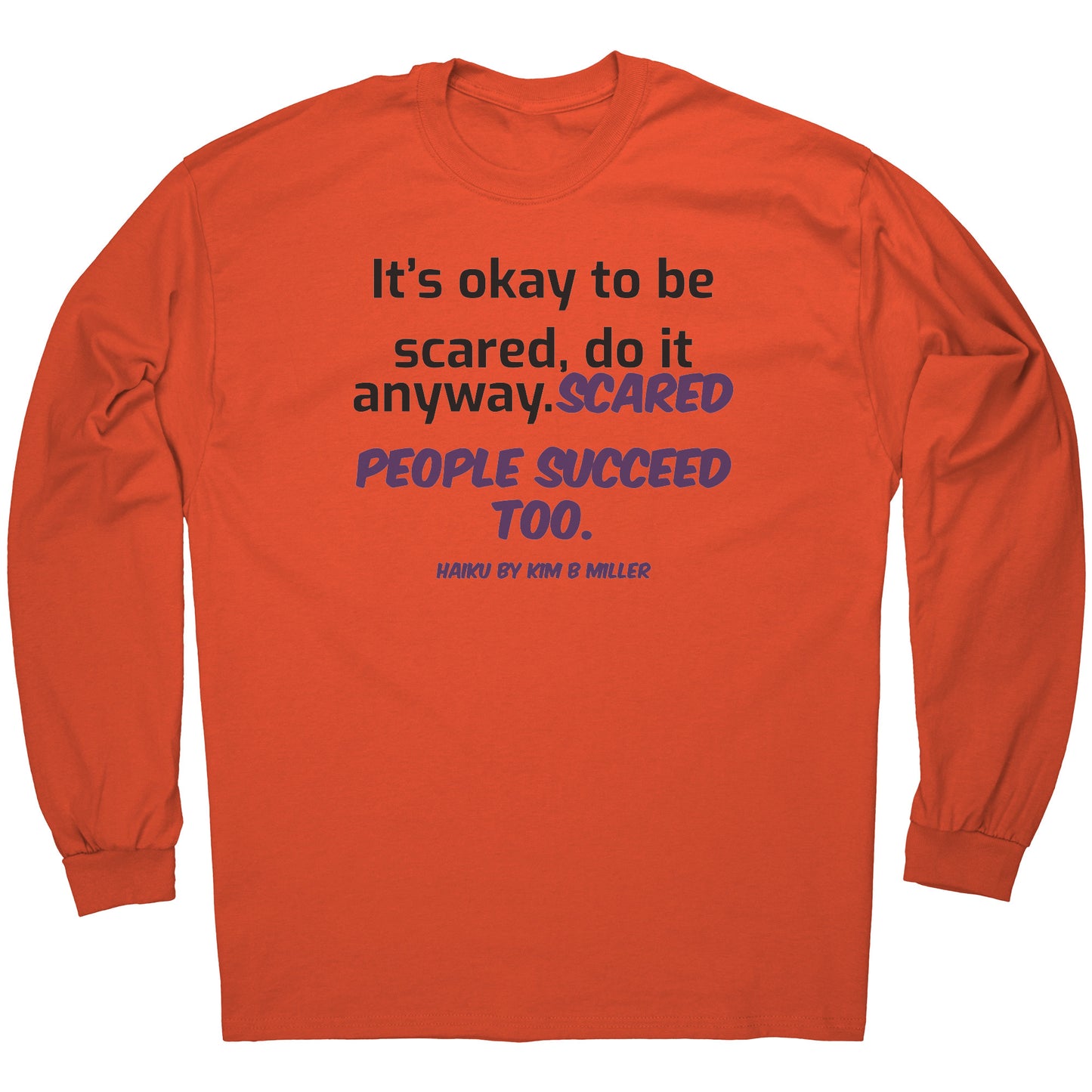 Scared People: Gildan Long Sleeve Shirt