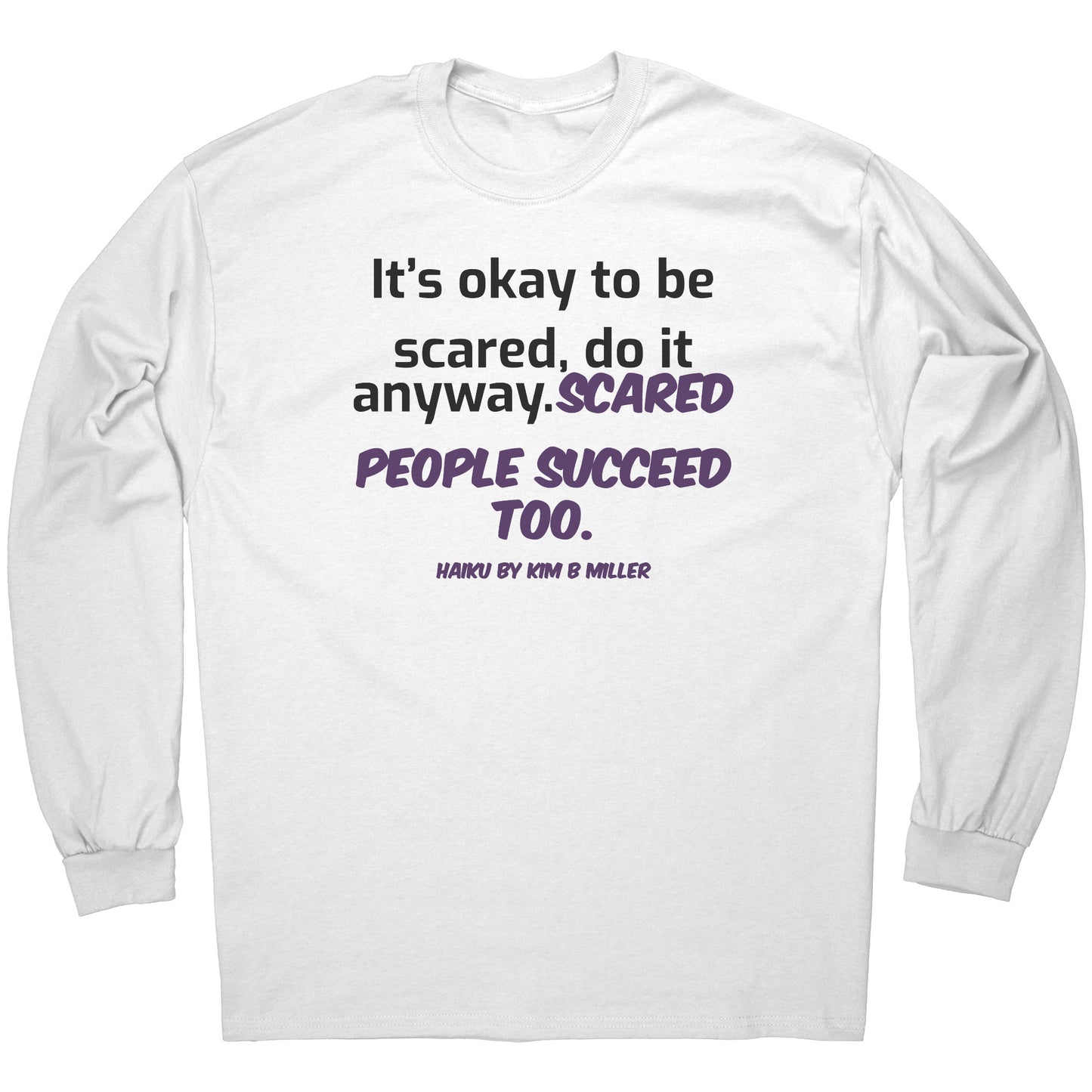 Scared People: Gildan Long Sleeve Shirt